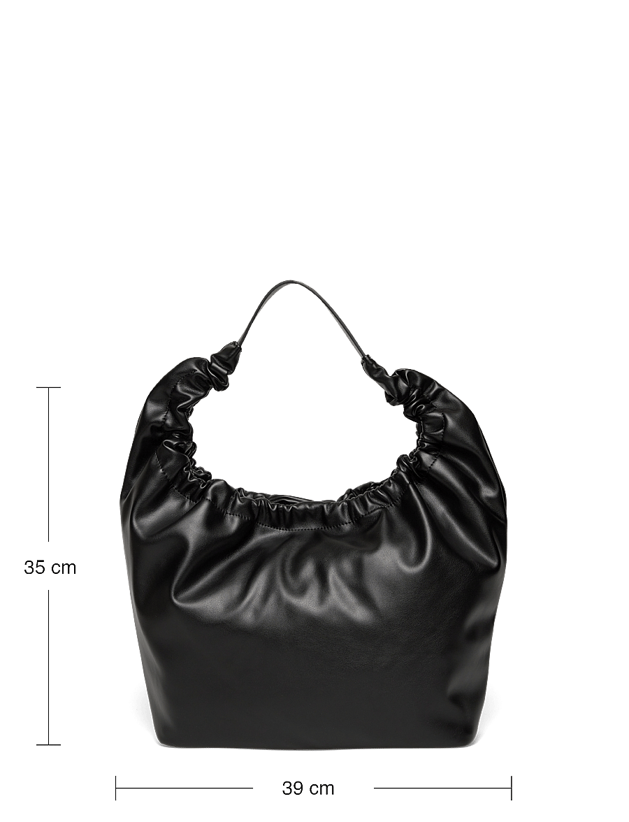 Gina Tricot - Gathered tote bag - kandekotid - black (9000) - 4
