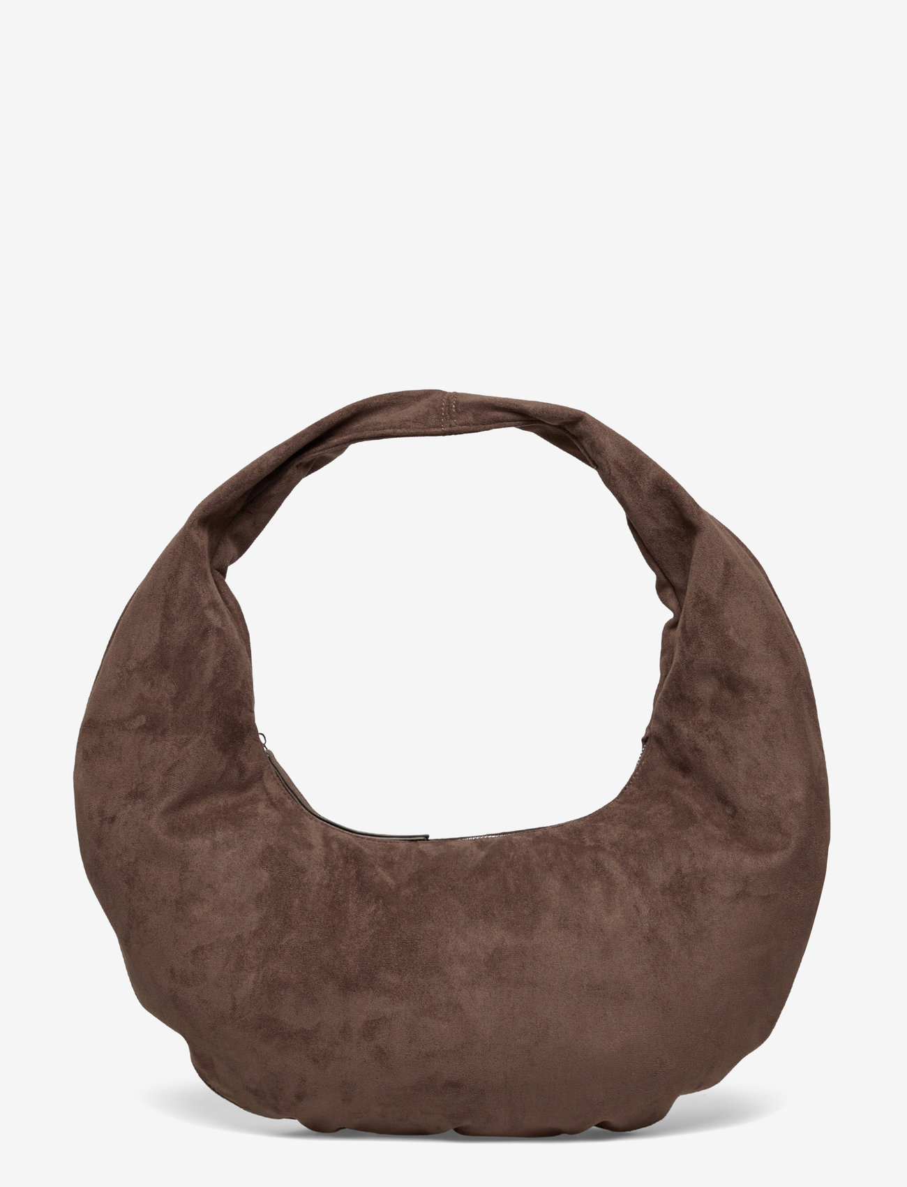 Gina Tricot - Fake suede circle bag - speciella tillfällen - brown - 1