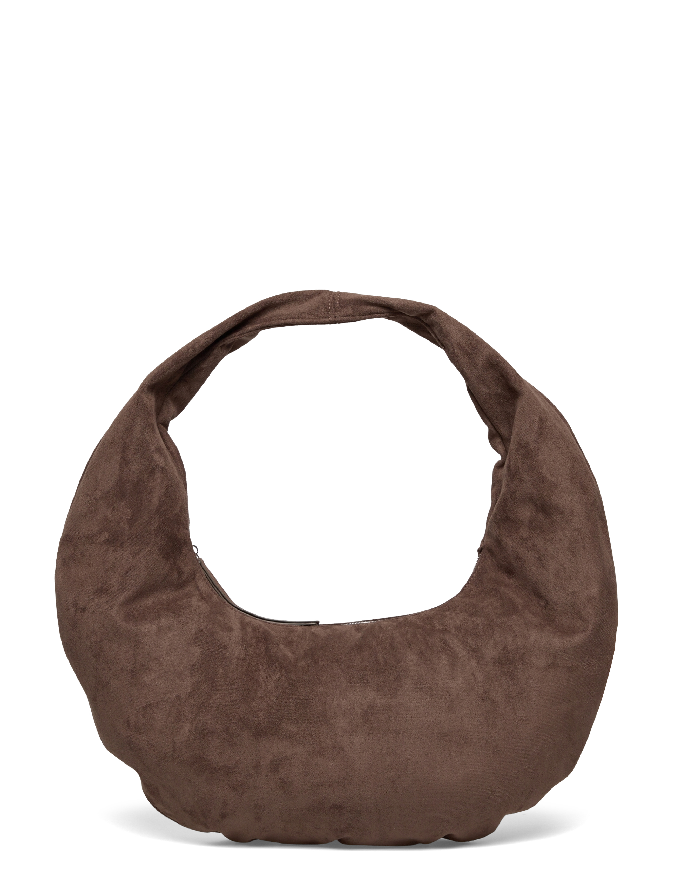 Gina Tricot - Fake suede circle bag - erityistilaisuudet - brown - 1