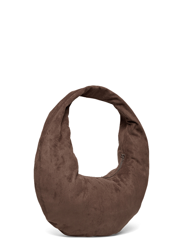 Gina Tricot - Fake suede circle bag - special occasions - brown - 2