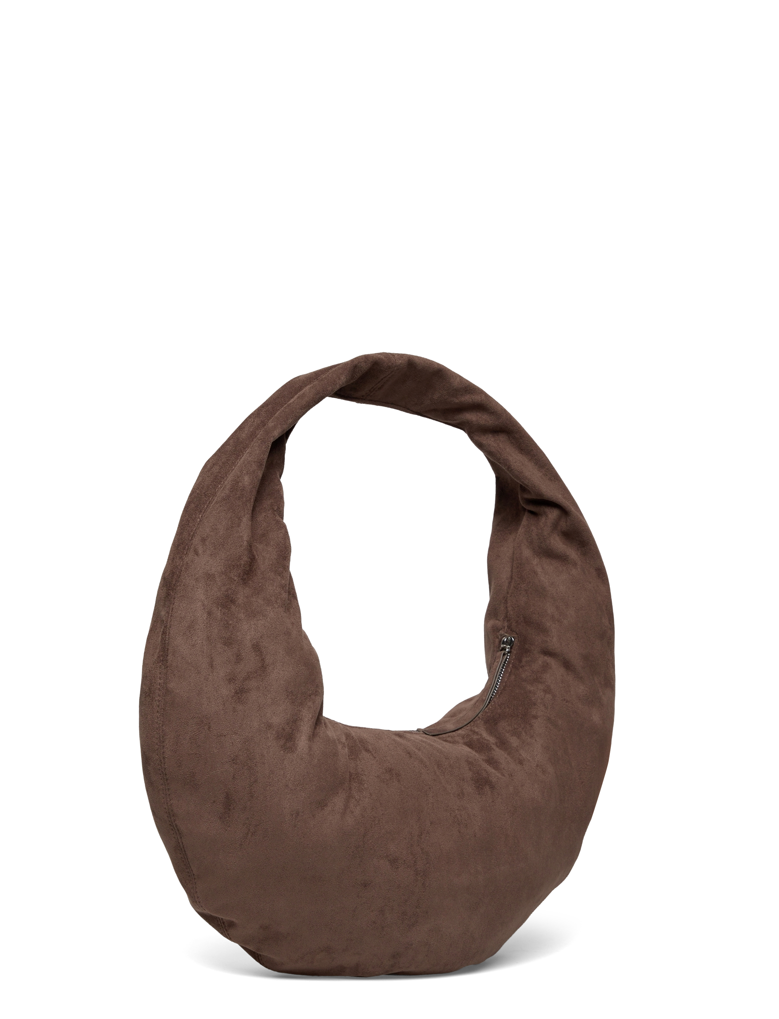 Gina Tricot - Fake suede circle bag - erityistilaisuudet - brown - 2