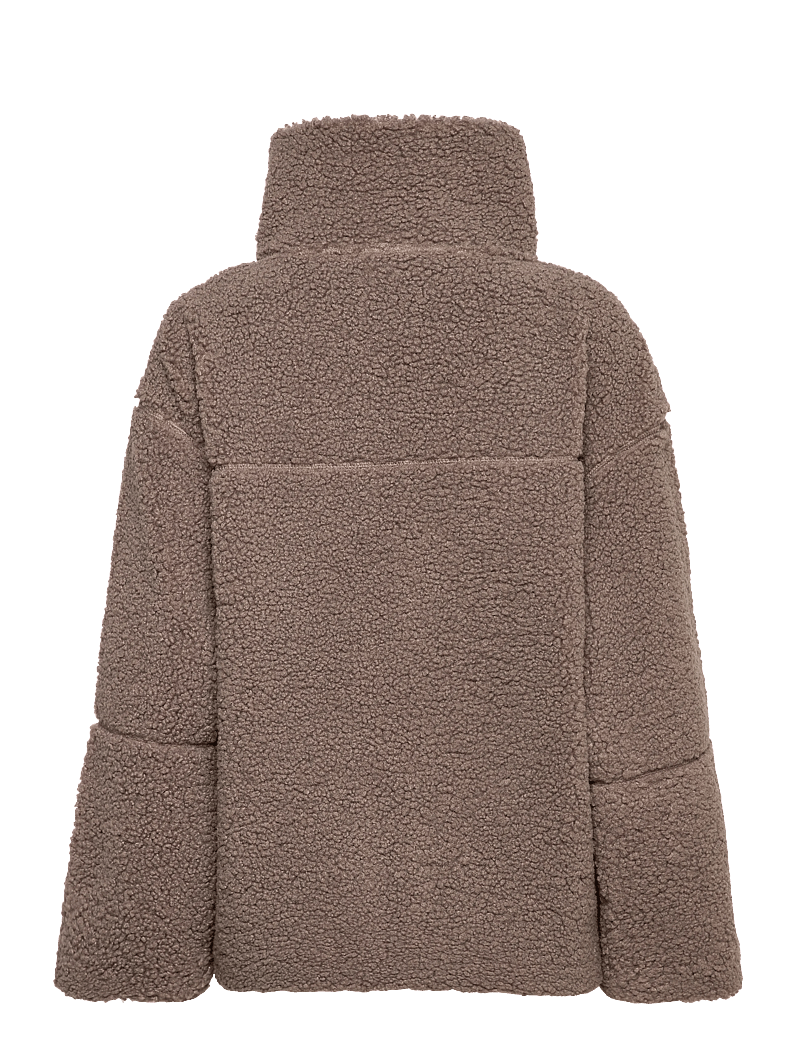Gina Tricot - Pile zip jacket - kevadjoped - falcon (7092) - 2