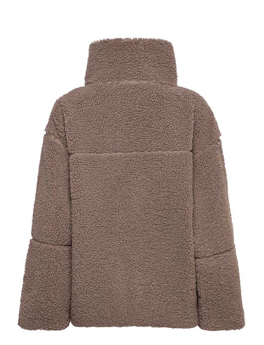Gina Tricot - Pile zip jacket - spring jackets - falcon (7092) - 2