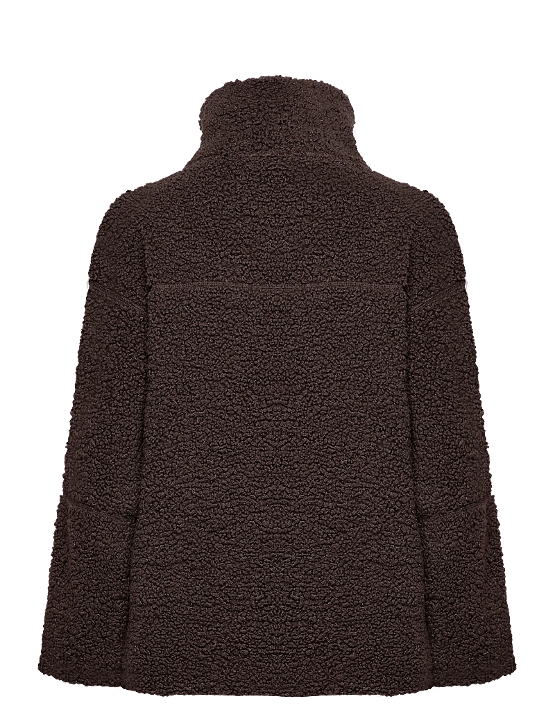 Gina Tricot - Pile zip jacket - vårjackor - mole (7382) - 1