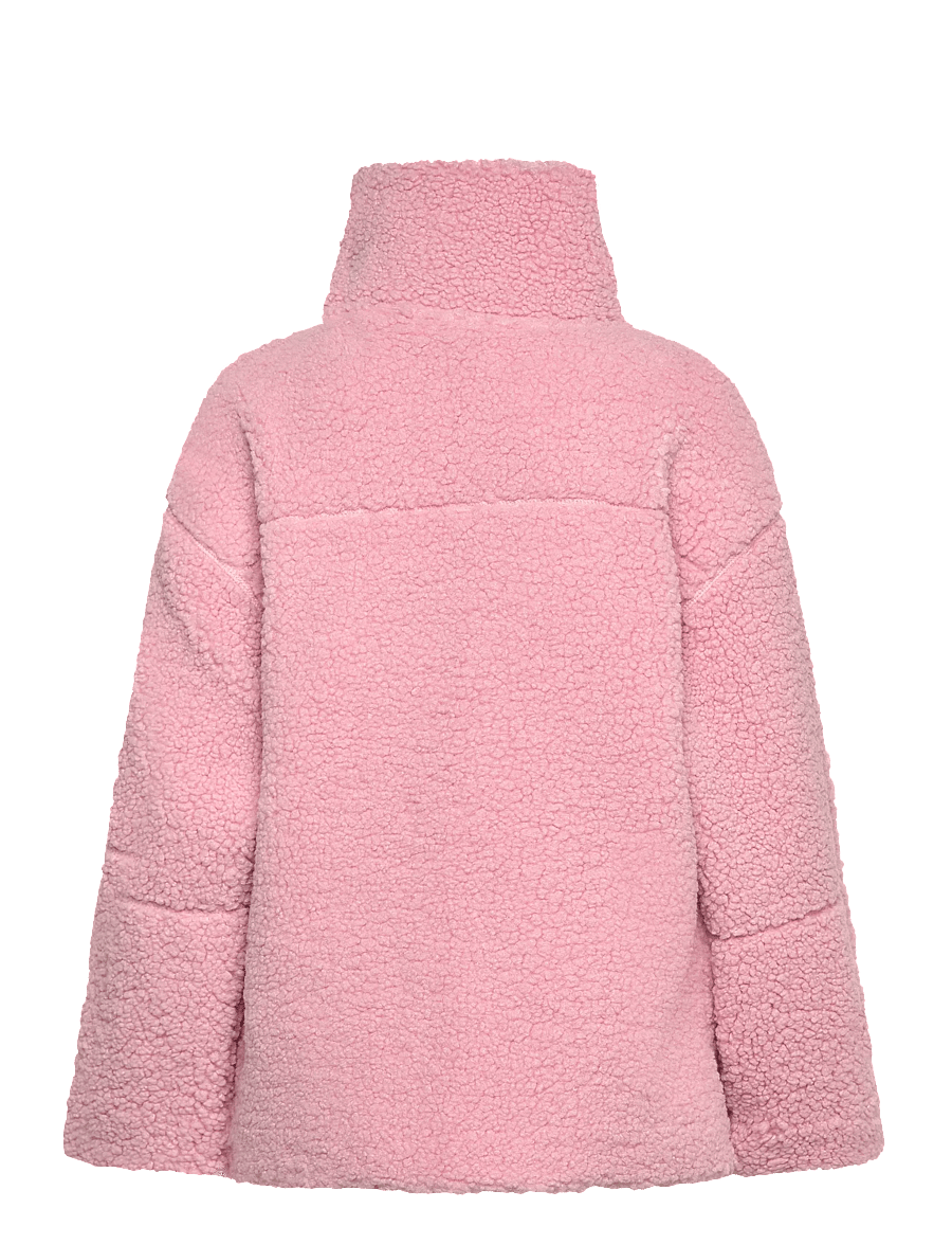 Gina Tricot - Pile zip jacket - spring jackets - pink nectar (2952) - 2