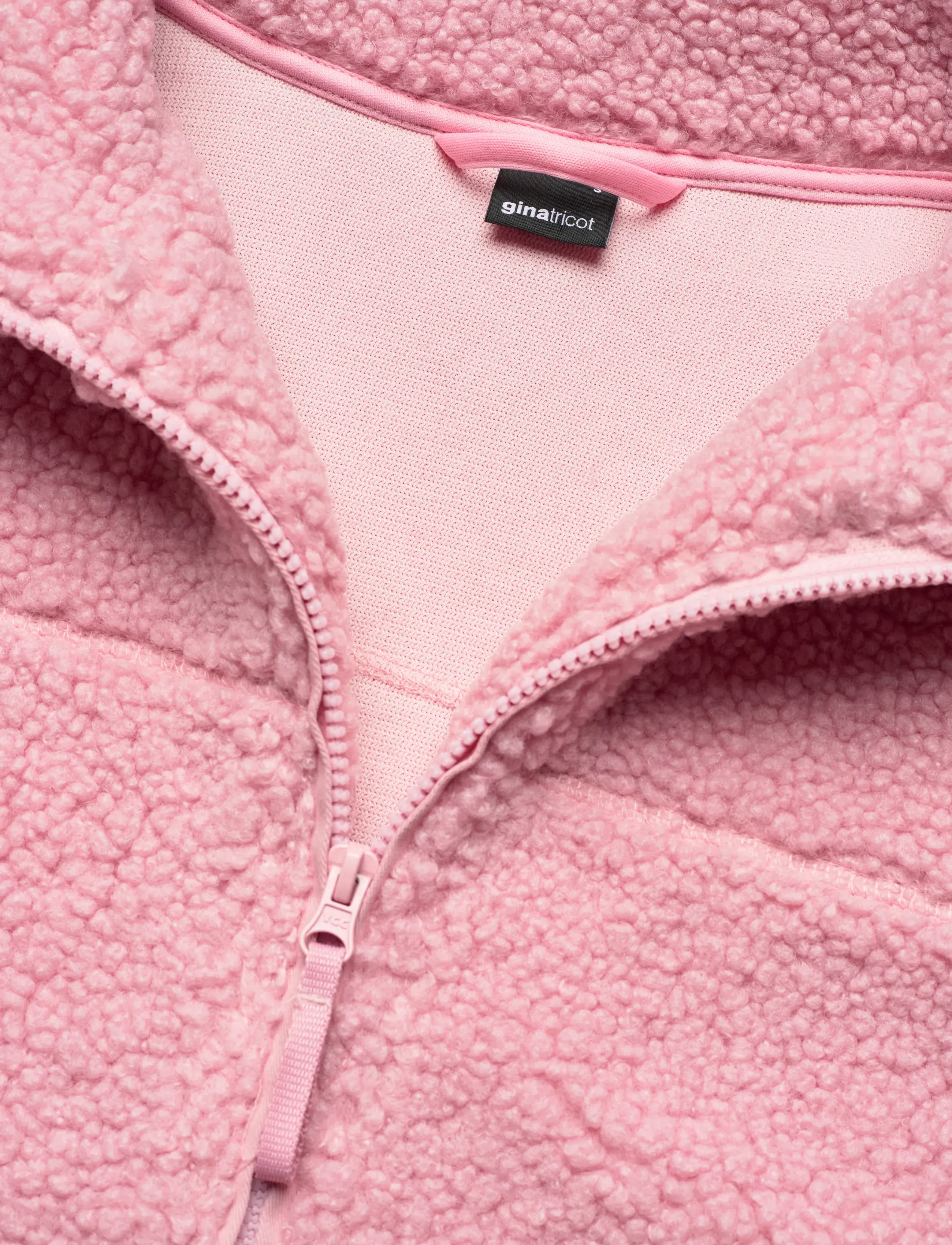 Gina Tricot - Pile zip jacket - spring jackets - pink nectar (2952) - 5