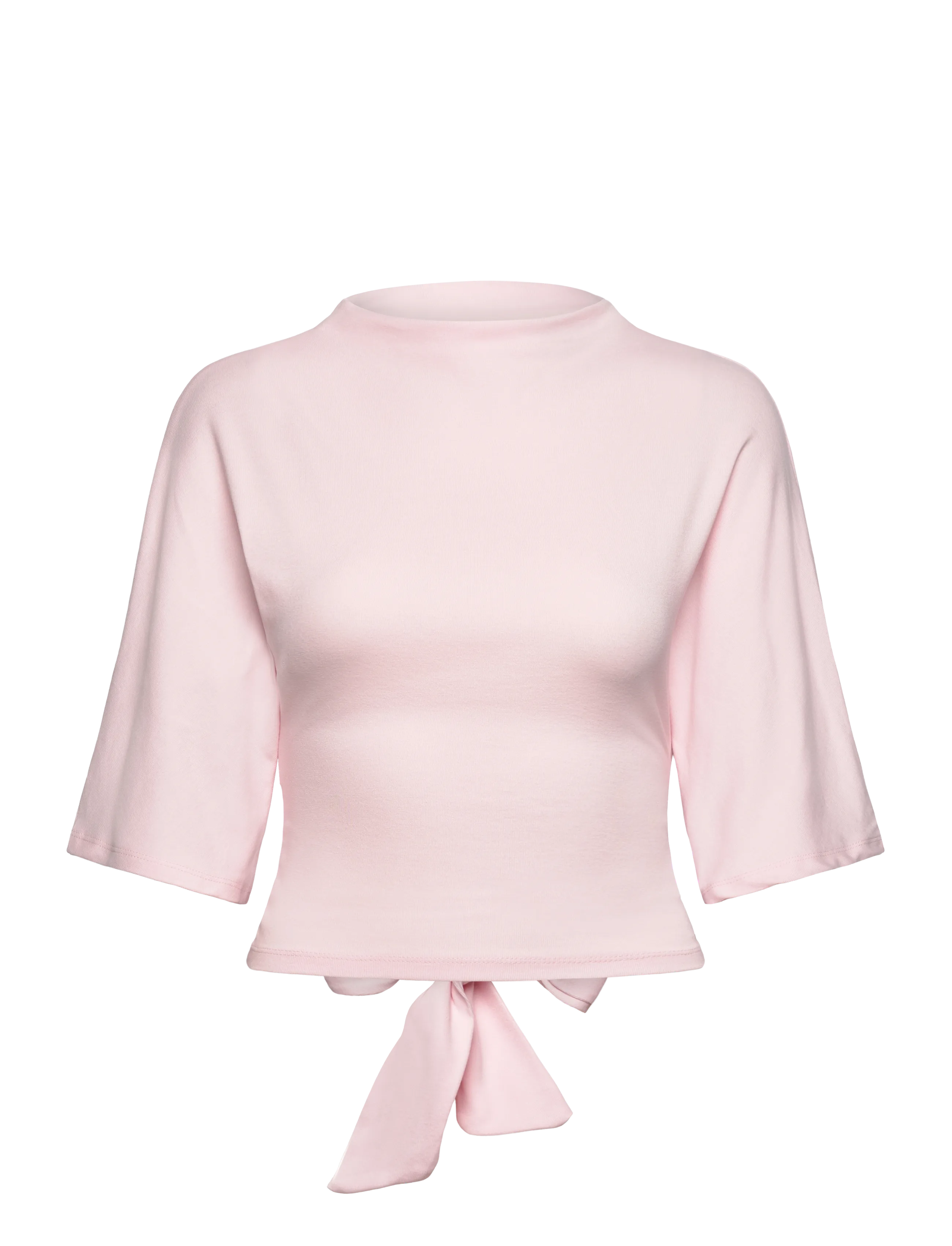 Gina Tricot Tie back tee - T-shirts & Tops - BALLET SLIPPER (3119) / pink/rose