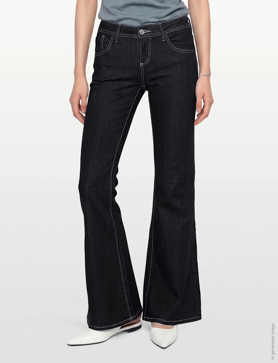 Gina Tricot - Ultra low flare jeans - alt eriti laia säärega teksad - rinse - 3