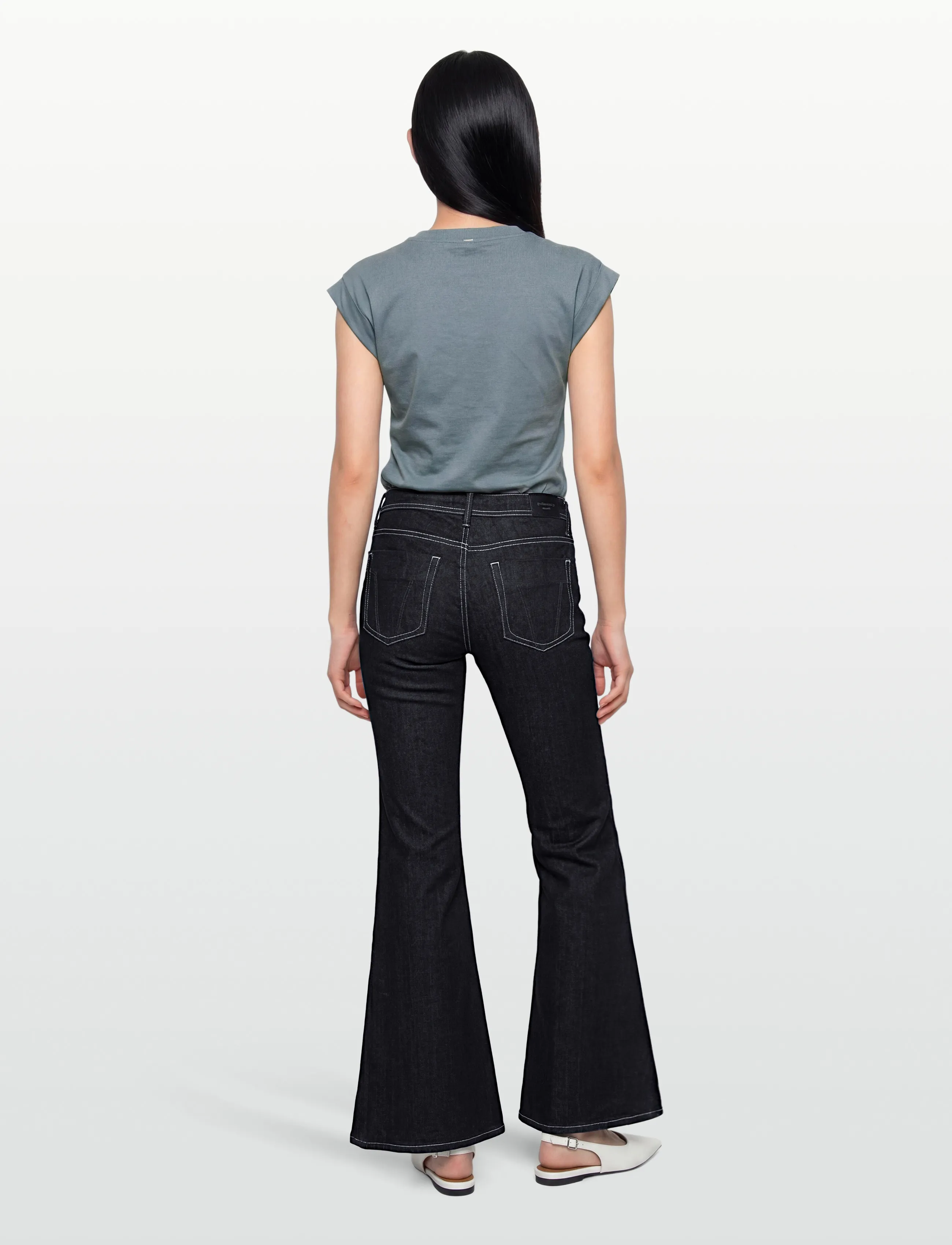 Gina Tricot - Ultra low flare jeans - alt eriti laia säärega teksad - rinse - 4