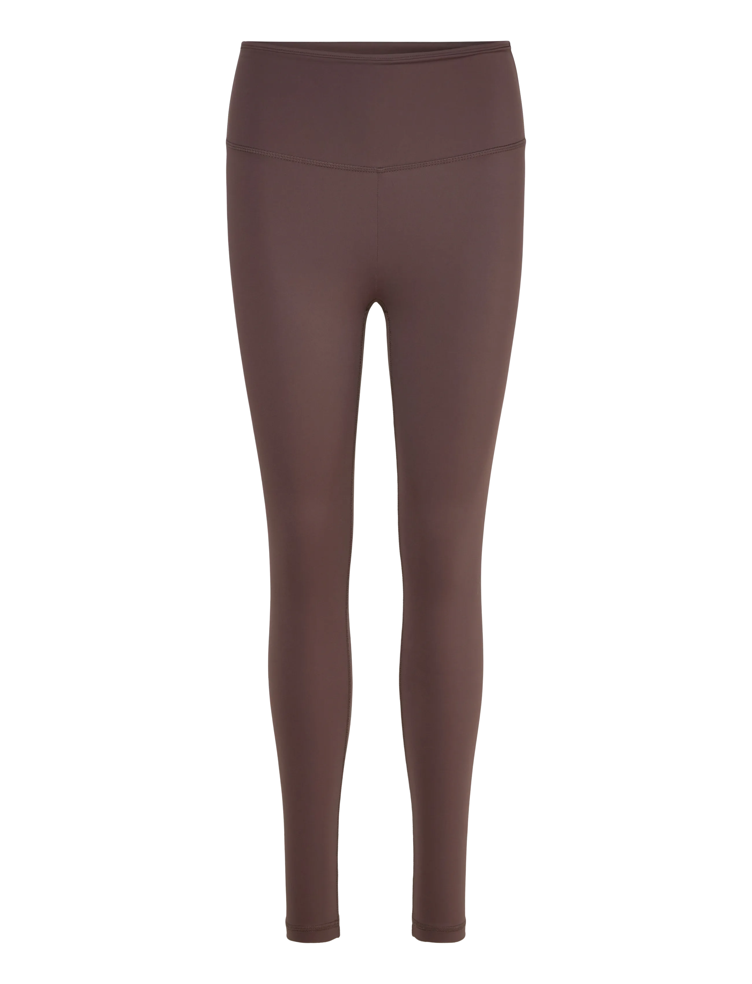 Gina Tricot Highwaist Ruched Yoga Tights, S, Unterteile, Braun - Leggings, Frauen