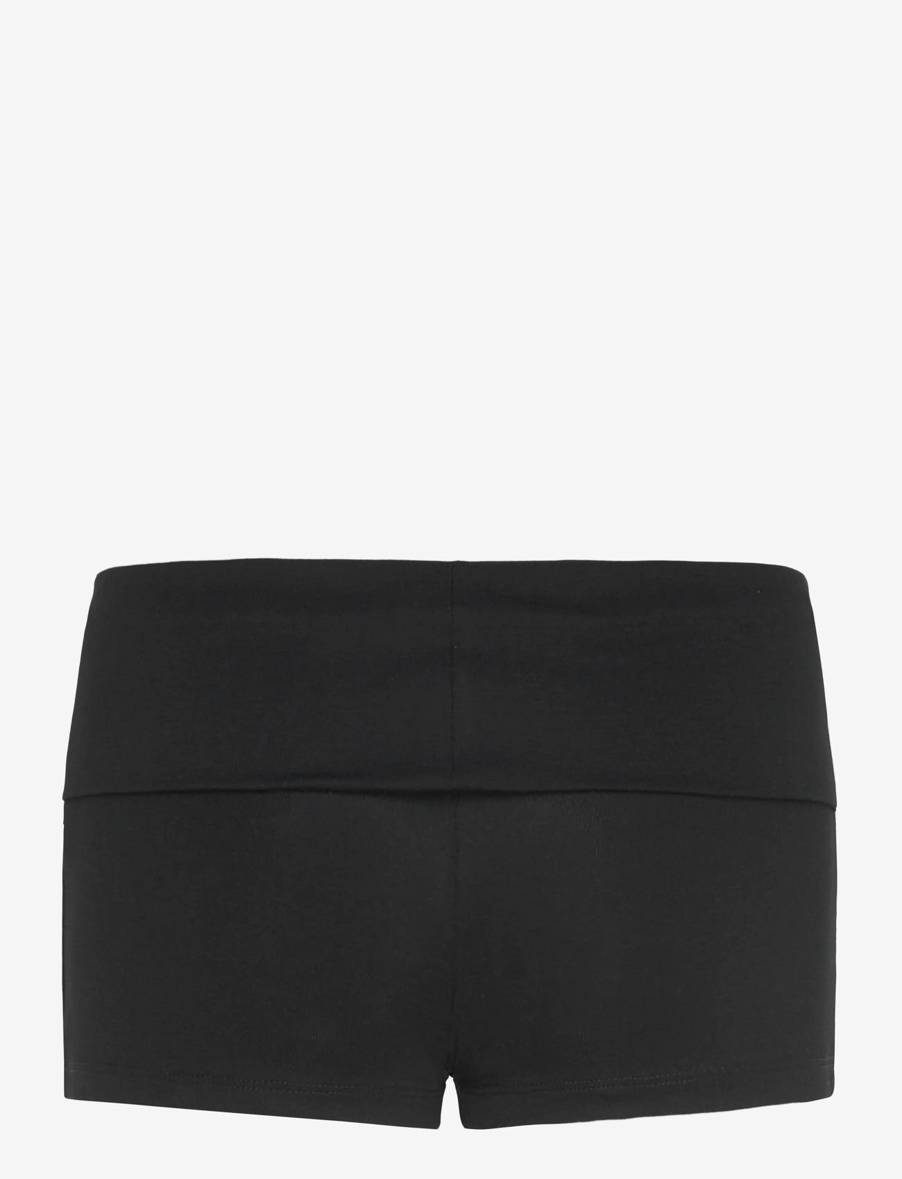 Gina Tricot - Folded hotpants - cykelbyxor - black (9000) - 1