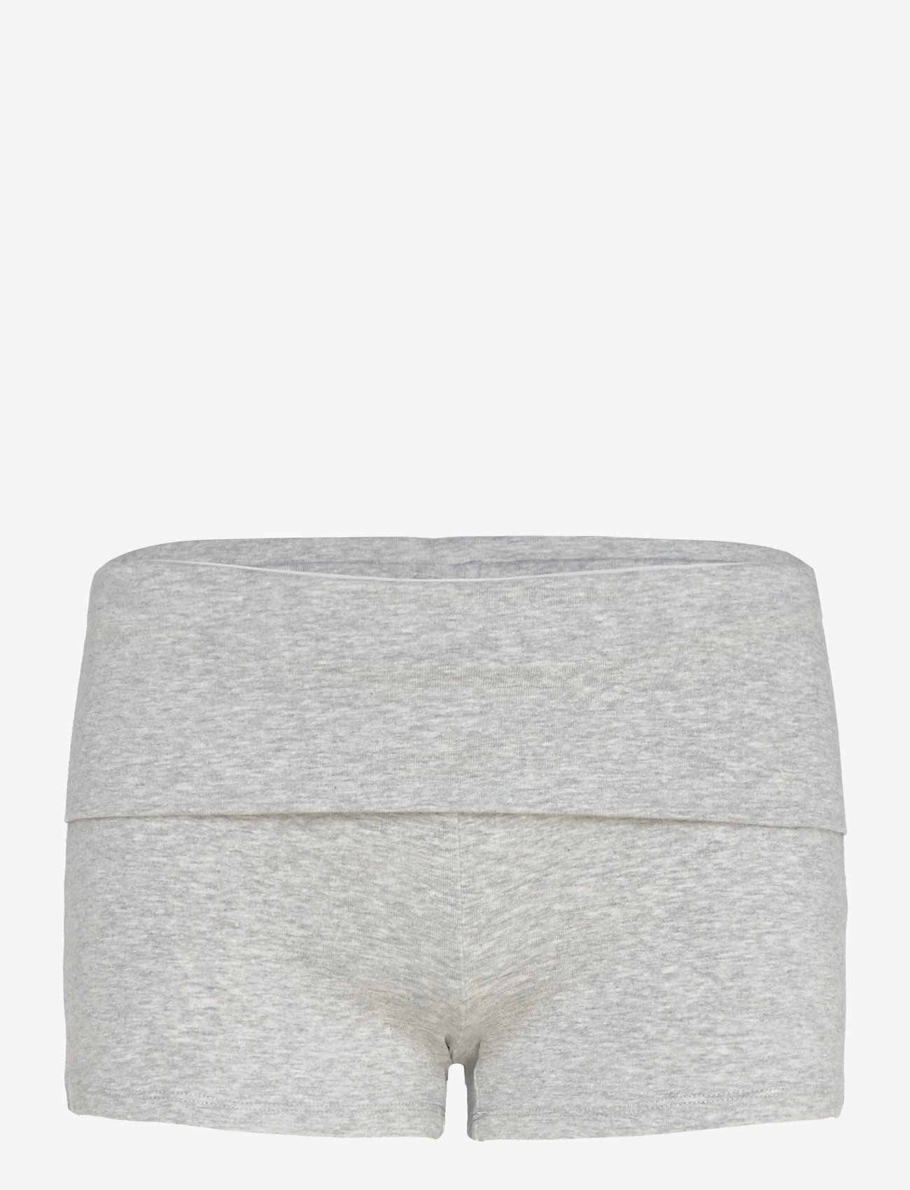 Gina Tricot - Folded hotpants - cykelshorts - grey melange (8181) - 0