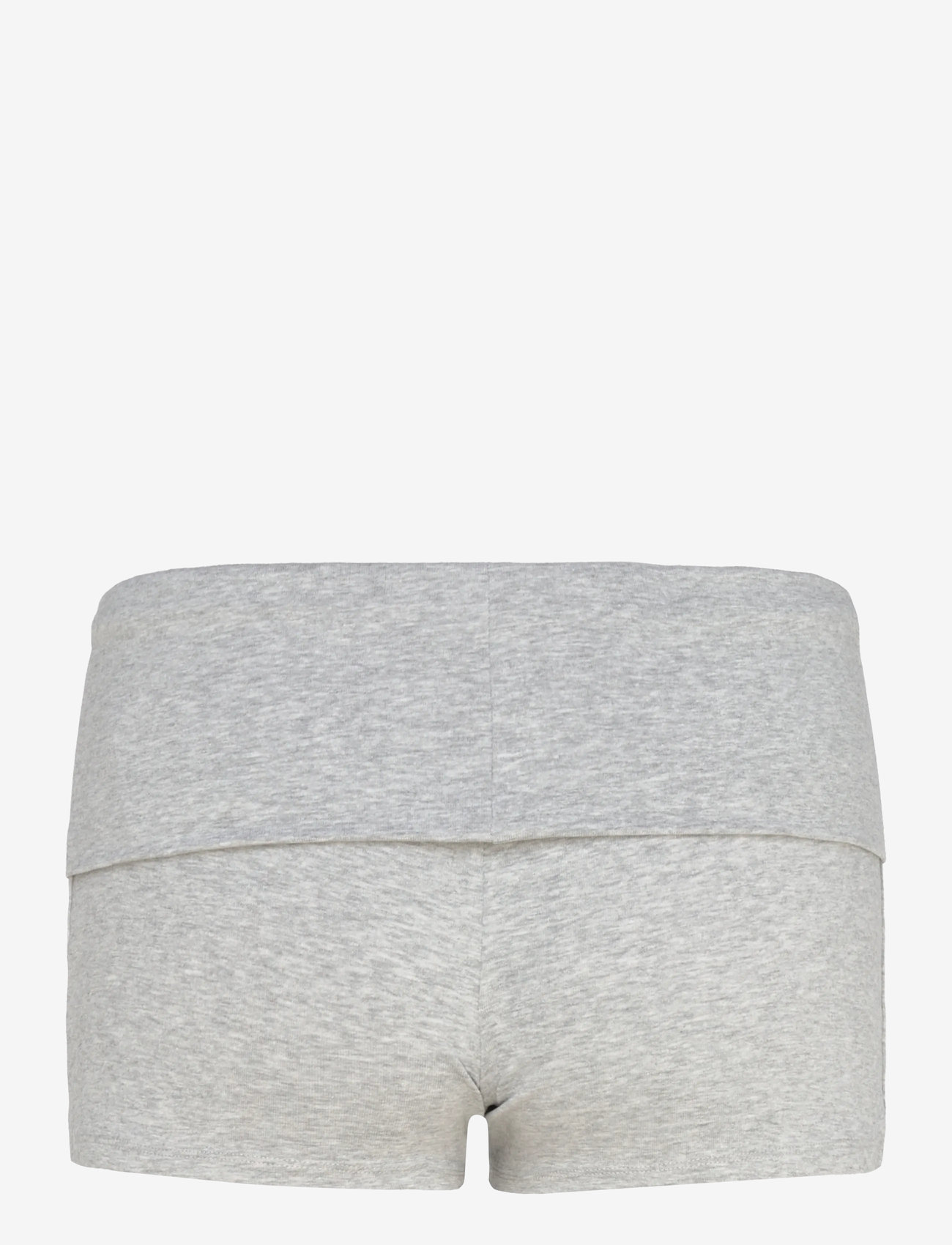 Gina Tricot - Folded hotpants - cykelshorts - grey melange (8181) - 1