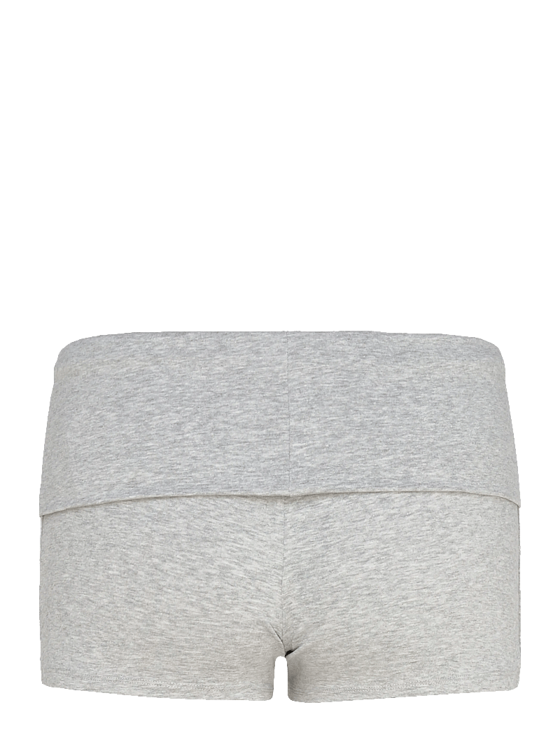 Gina Tricot - Folded hotpants - cykelshorts - grey melange (8181) - 1