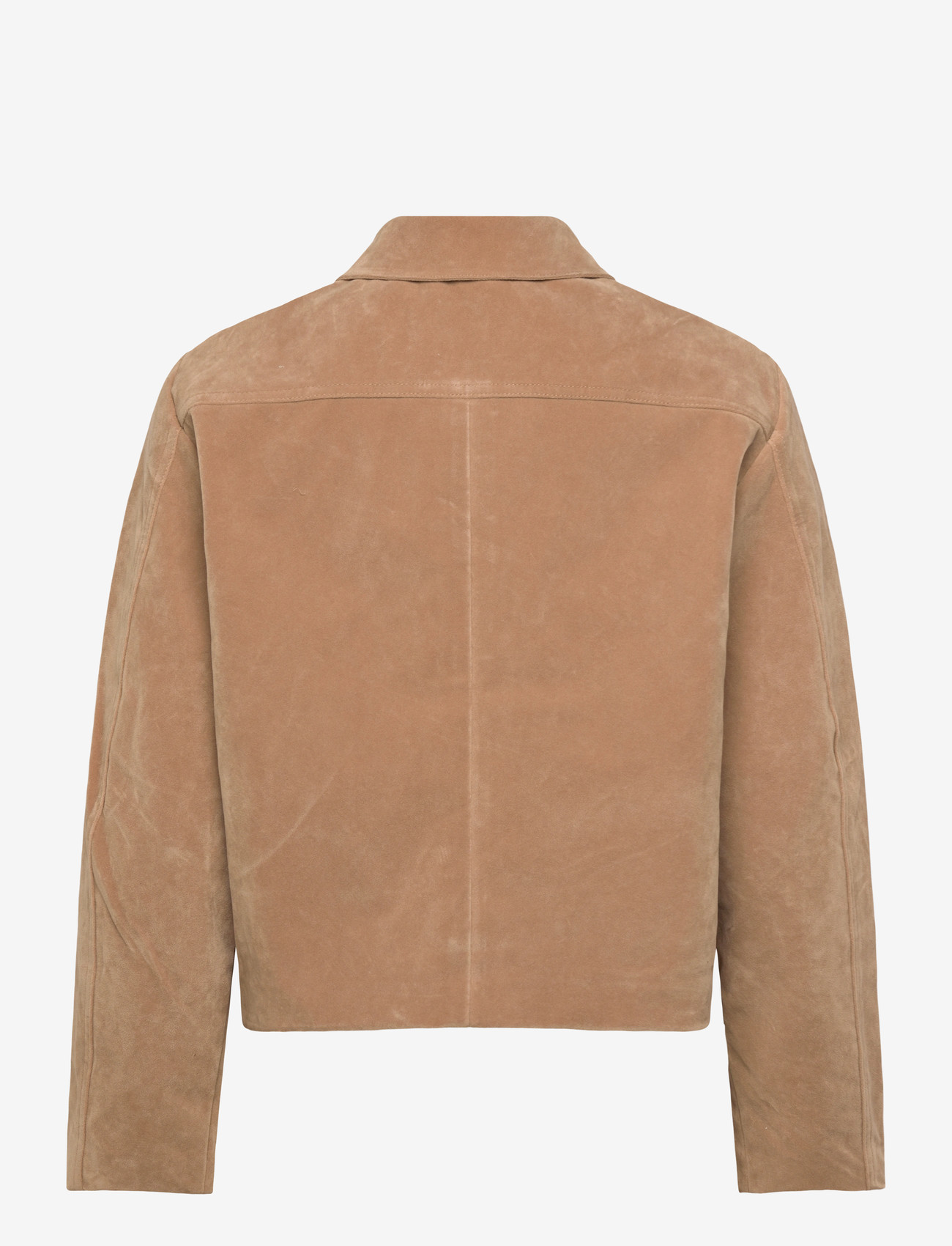 Gina Tricot - Faux suede short jacket - frühlingsjacken - beige (1040) - 1