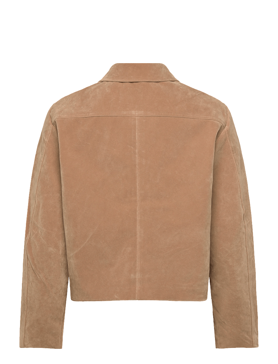 Gina Tricot - Faux suede short jacket - leichte jacken - beige (1040) - 2