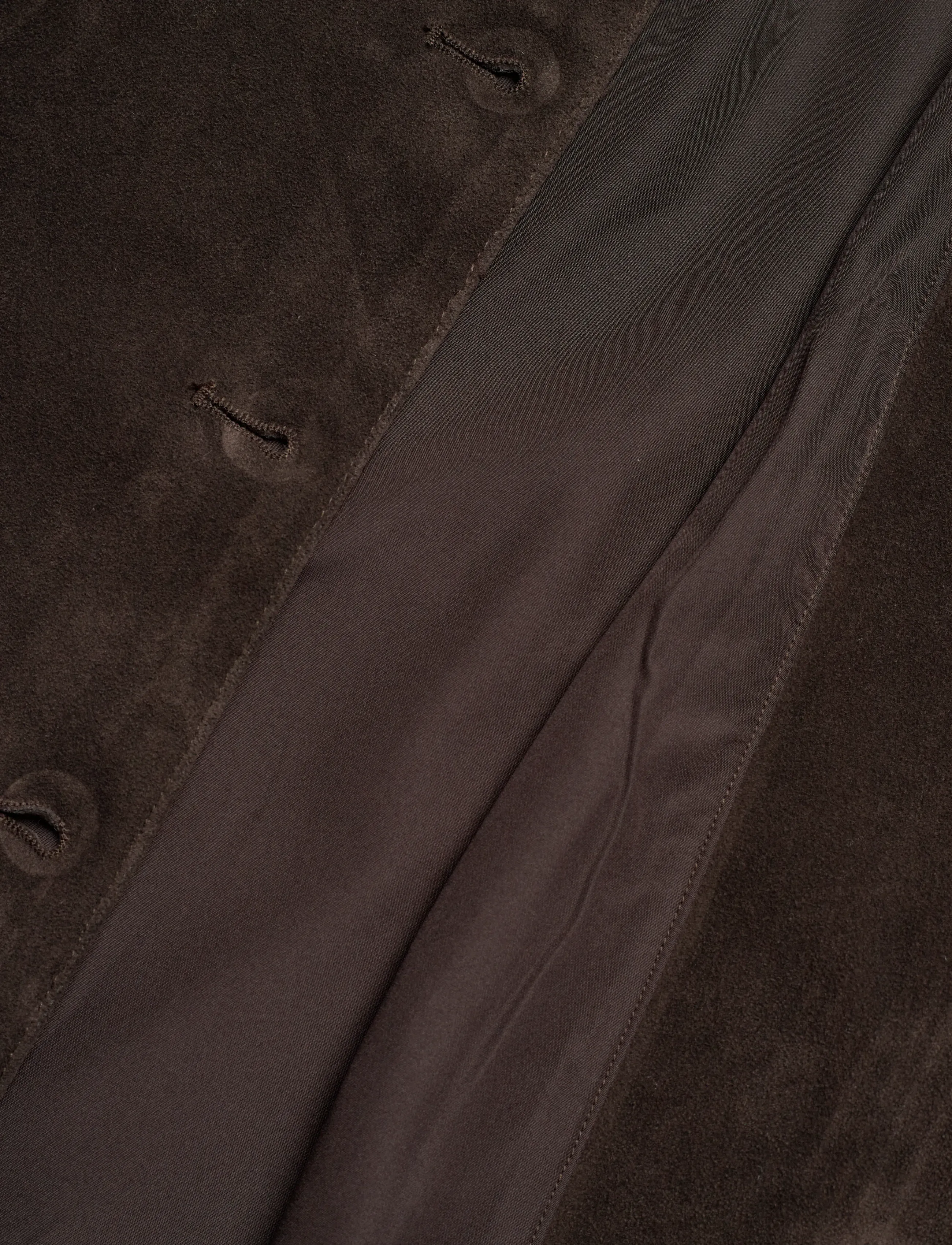 Gina Tricot - Faux suede short jacket - forårsjakker - dark brown (7180) - 4