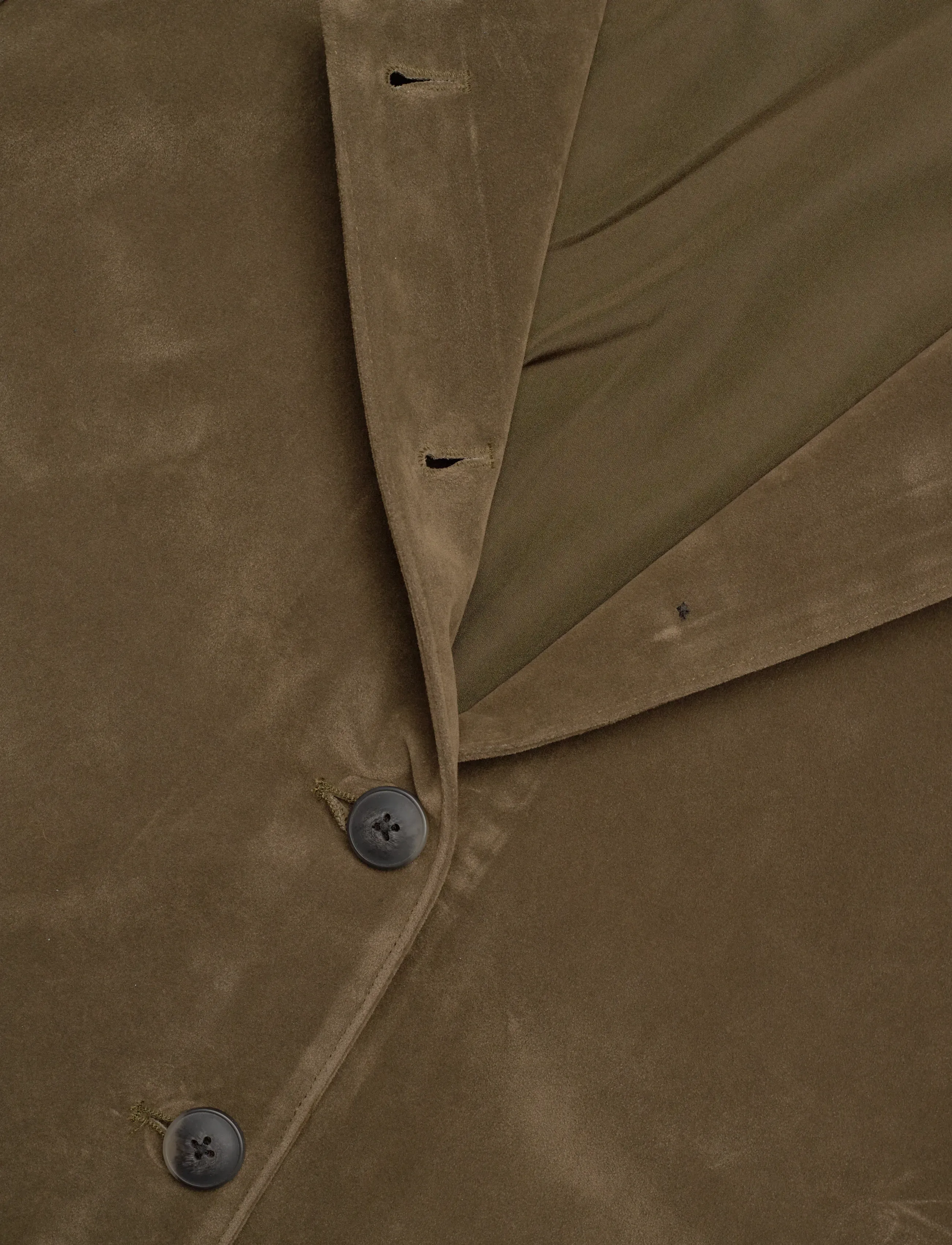 Gina Tricot - Faux suede short jacket - pavasara jakas - khaki green (6074) - 2