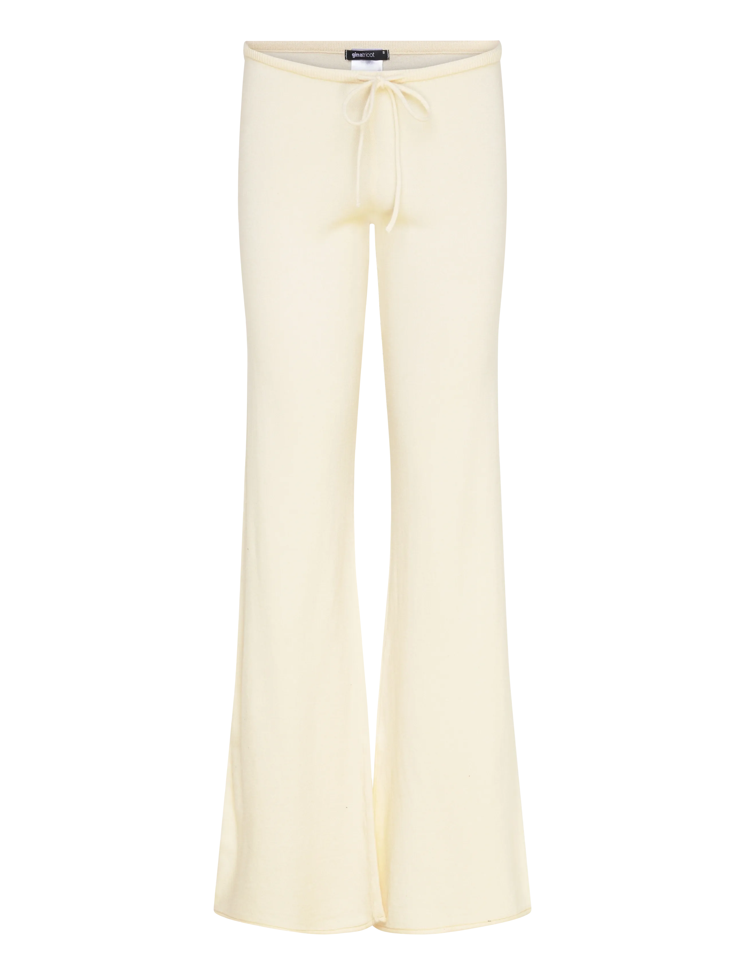 Gina Tricot Knitted trousers - Housut - VANILLA / cream