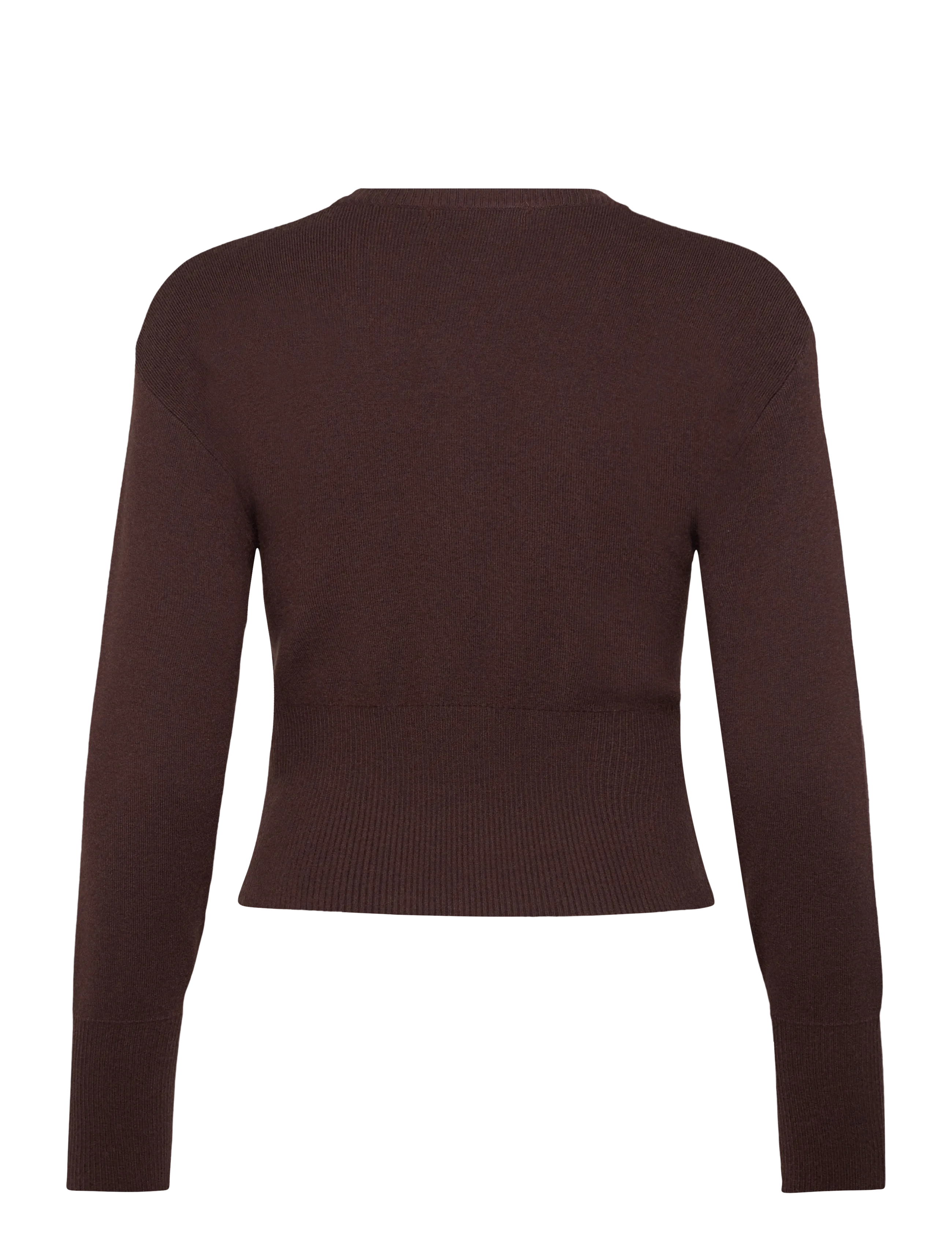 Gina Tricot - Fitted knitted cardigan - cardigans - seal brown (7083) - 2