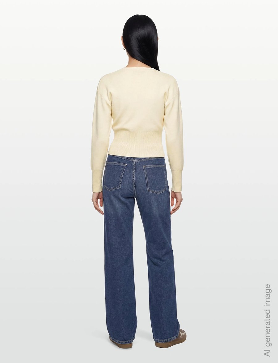 Gina Tricot - Fitted knitted cardigan - strickjacken - vanilla - 4