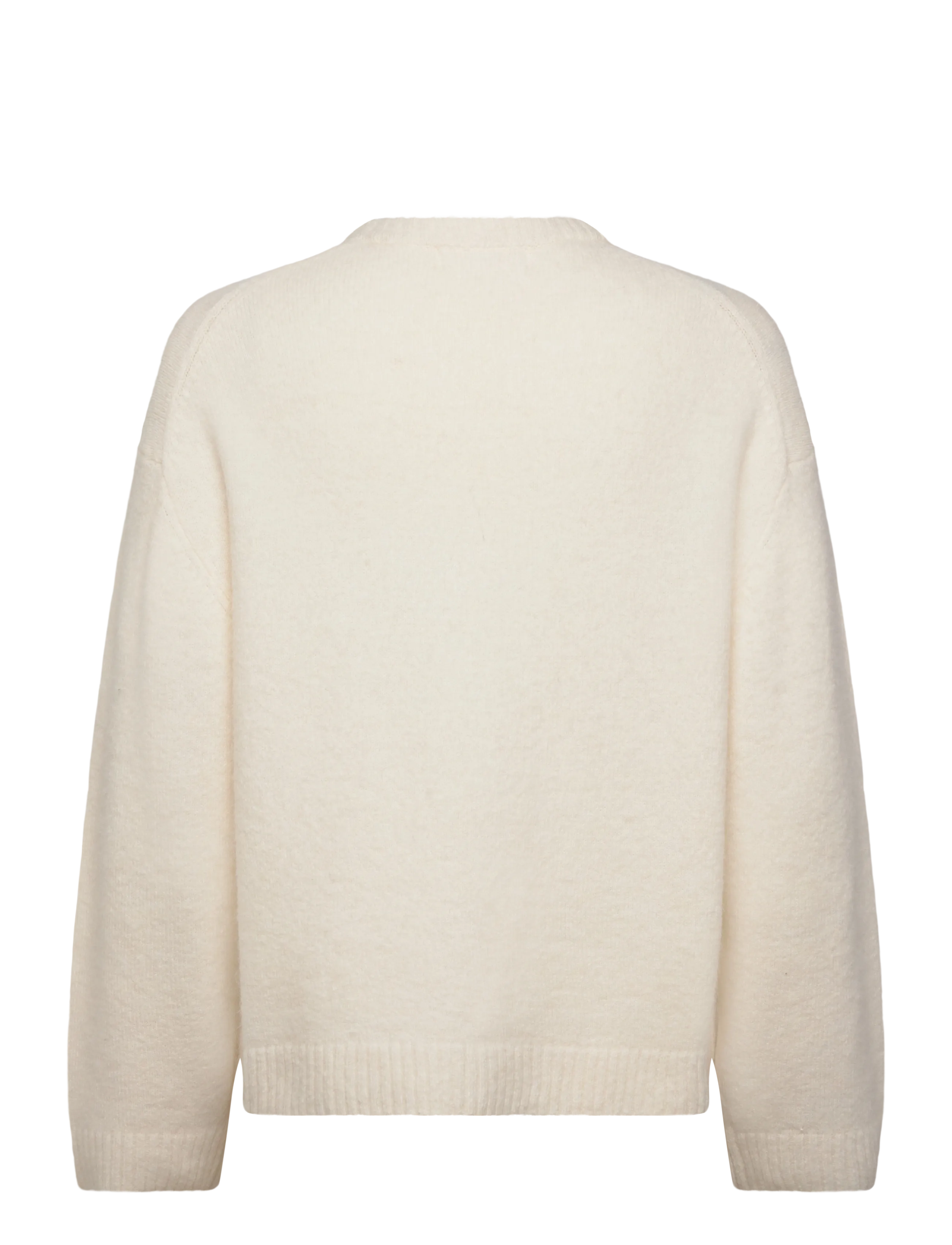Gina Tricot - Crew neck knitted sweater - striktrøjer - gardenia (1496) - 2