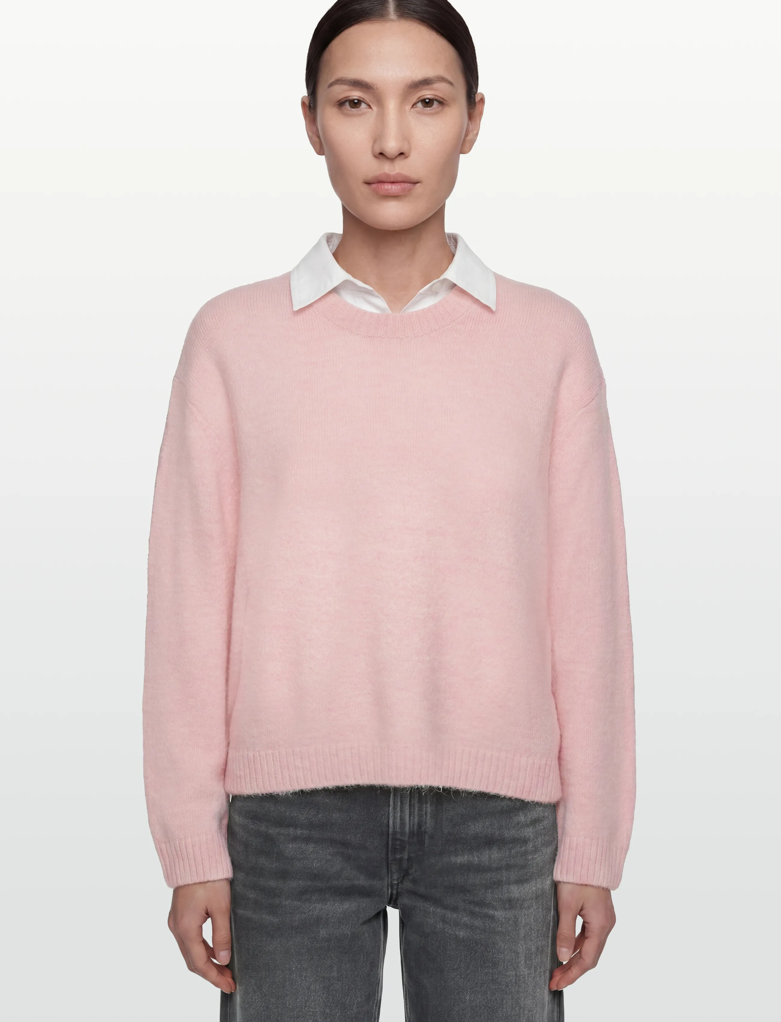 Gina Tricot - Crew neck knitted sweater - striktrøjer - primrose pink (3250) - 3