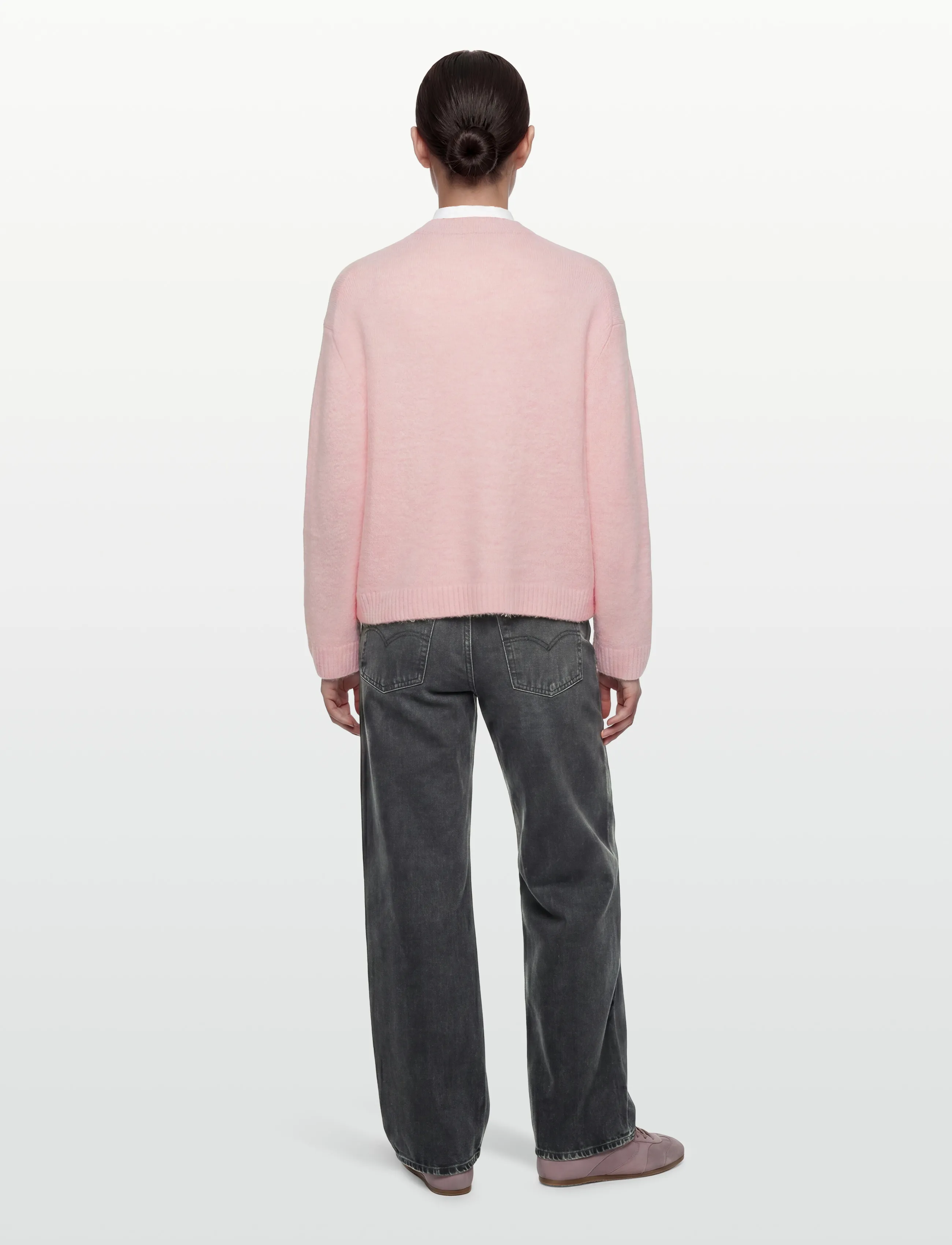 Gina Tricot - Crew neck knitted sweater - striktrøjer - primrose pink (3250) - 4