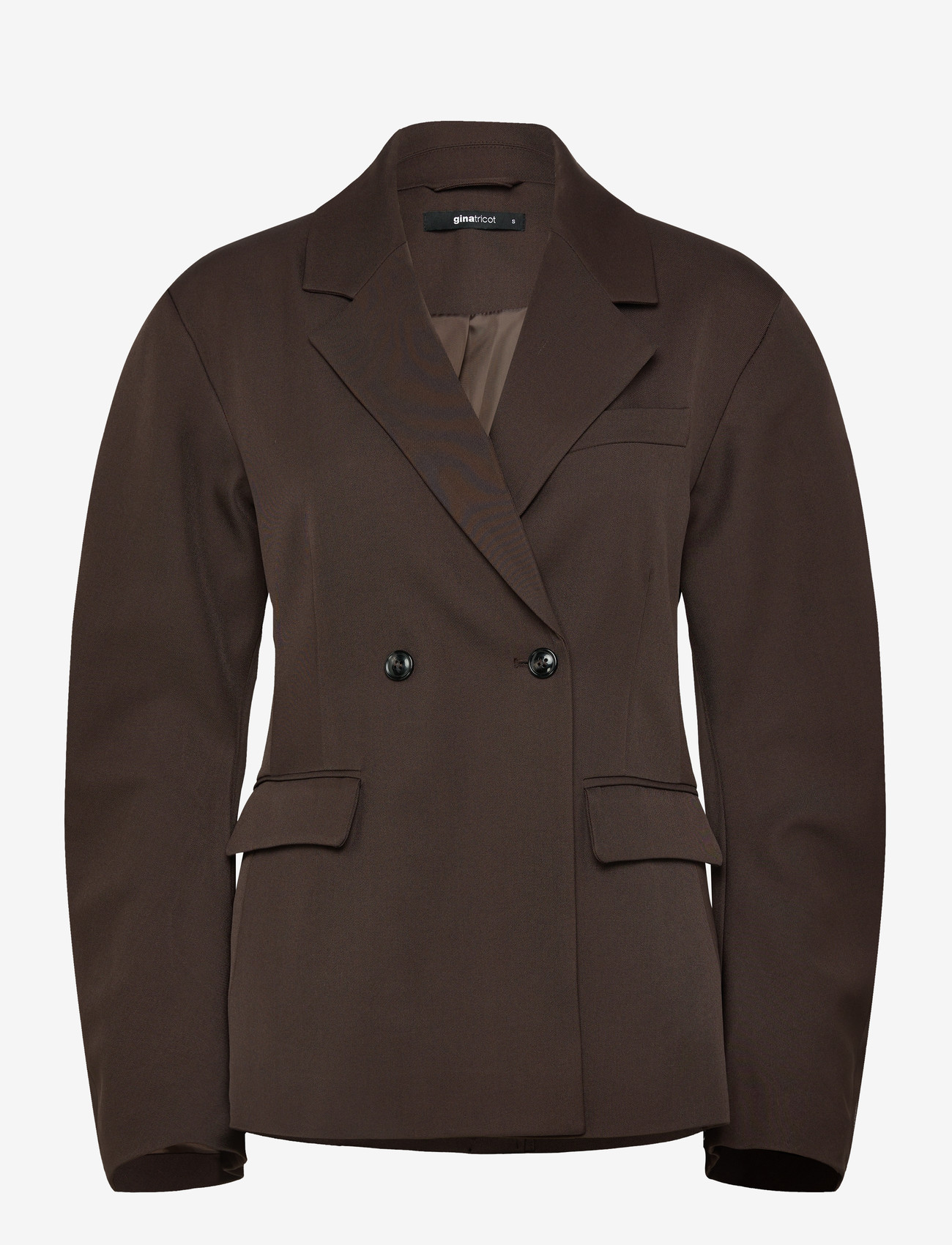 Gina Tricot - Shaped blazer - blazers à double boutonnage - dark brown (7180) - 0