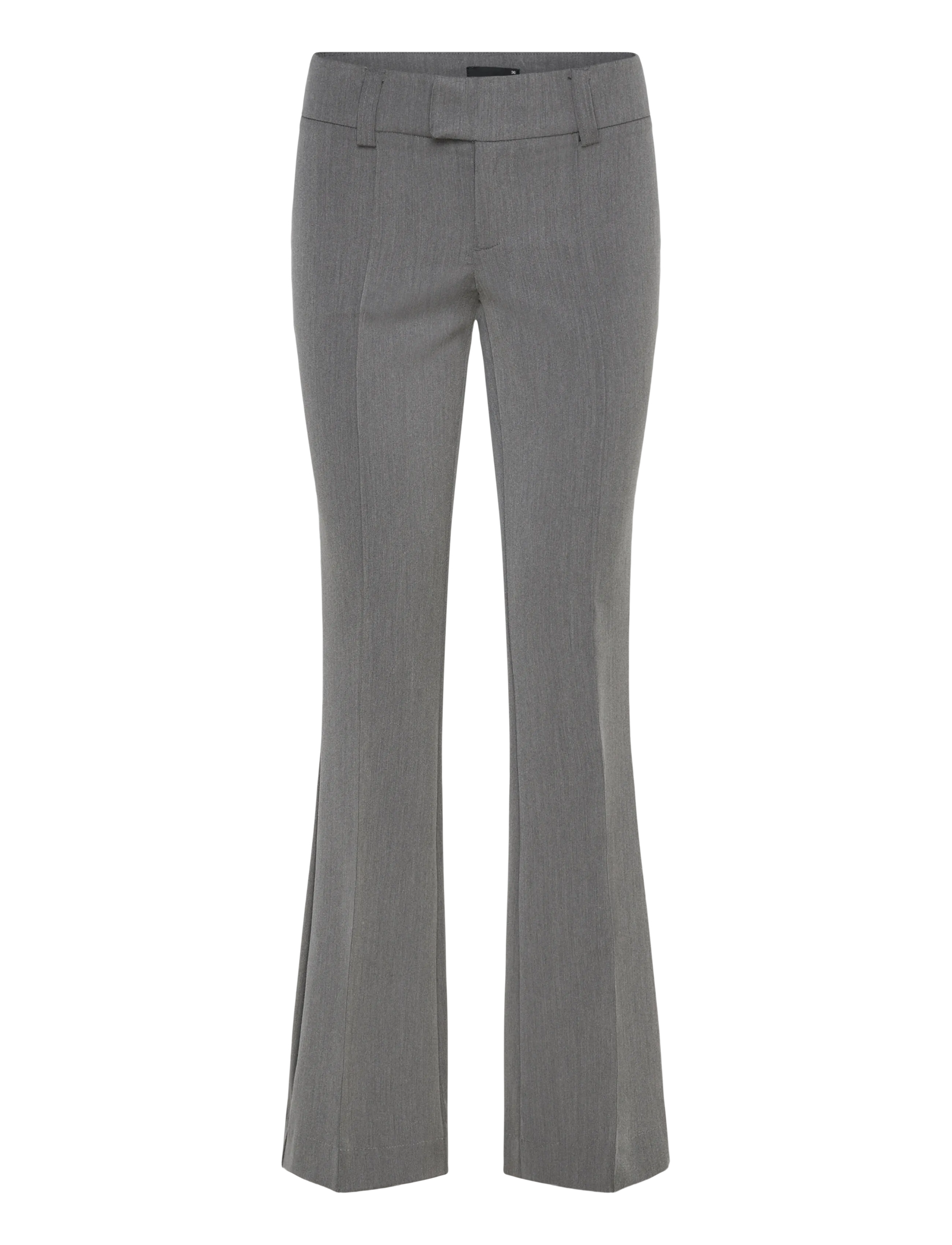 Gina Tricot Low Waist Bootcut Trousers, 40, Grau - Suitpants, Frauen