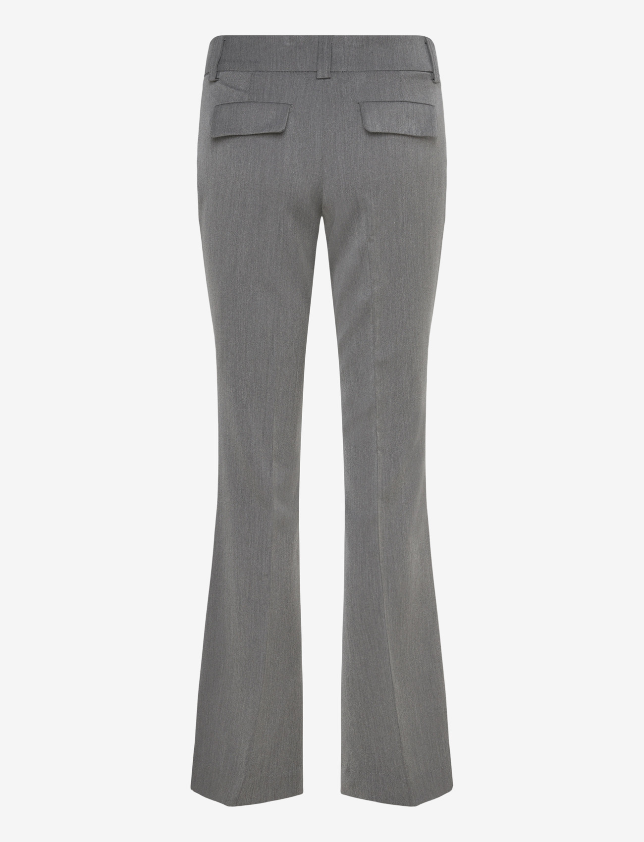 Gina Tricot - Low waist bootcut trousers - formell - grey melange (8181) - 1