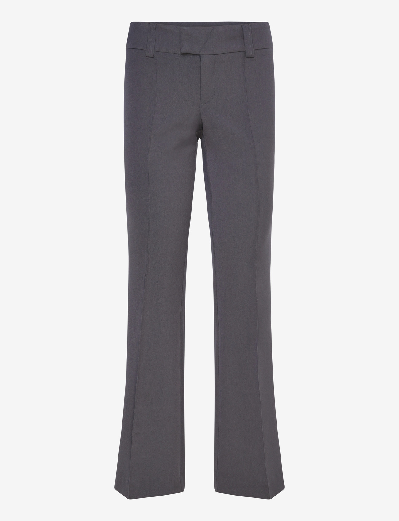 Gina Tricot - Low waist bootcut trousers - pidulikud püksid - stone (7419) - 0