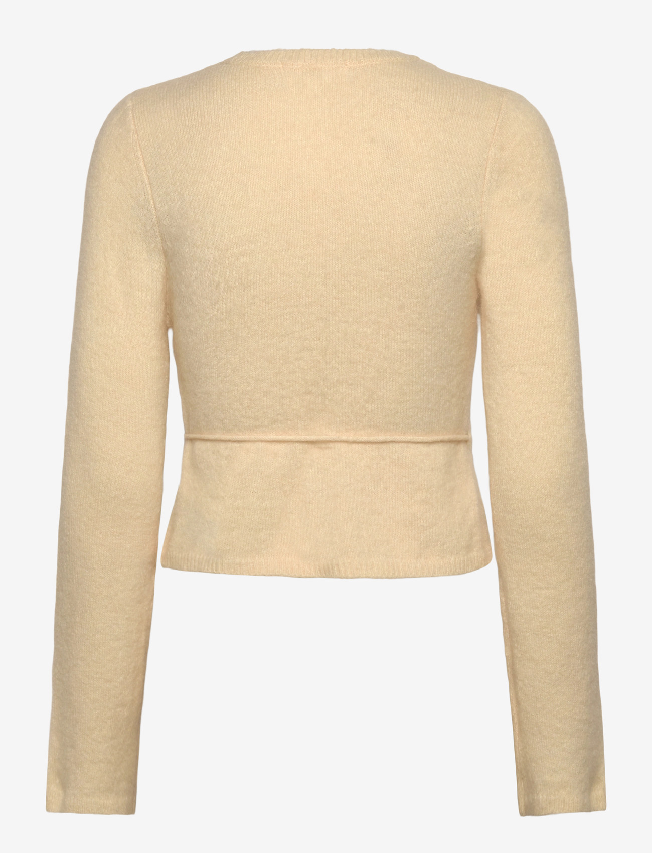 Gina Tricot - Knitted wrap cardigan - koftor - vanilla yellow (2011) - 1