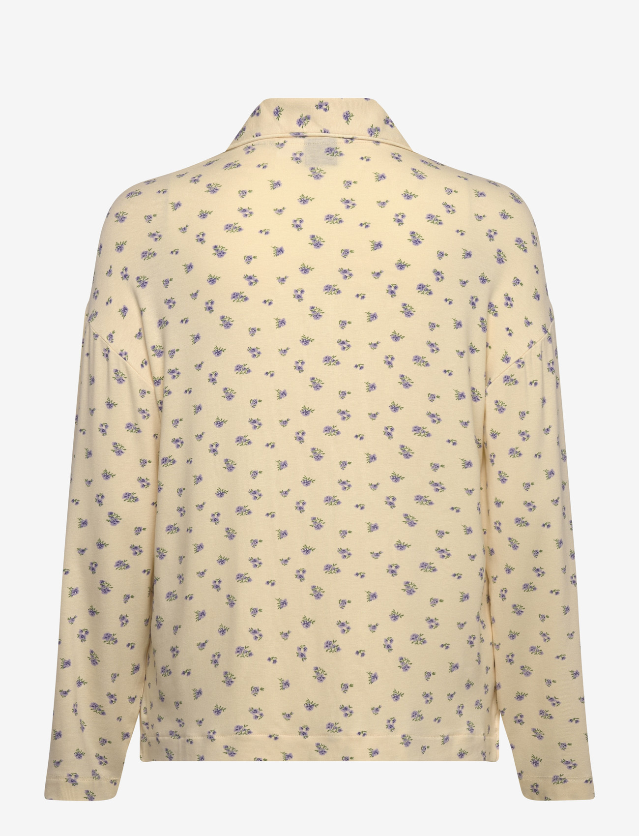 Gina Tricot - Soft pyjamas shirt - overdele - yellow flower (2201) - 1