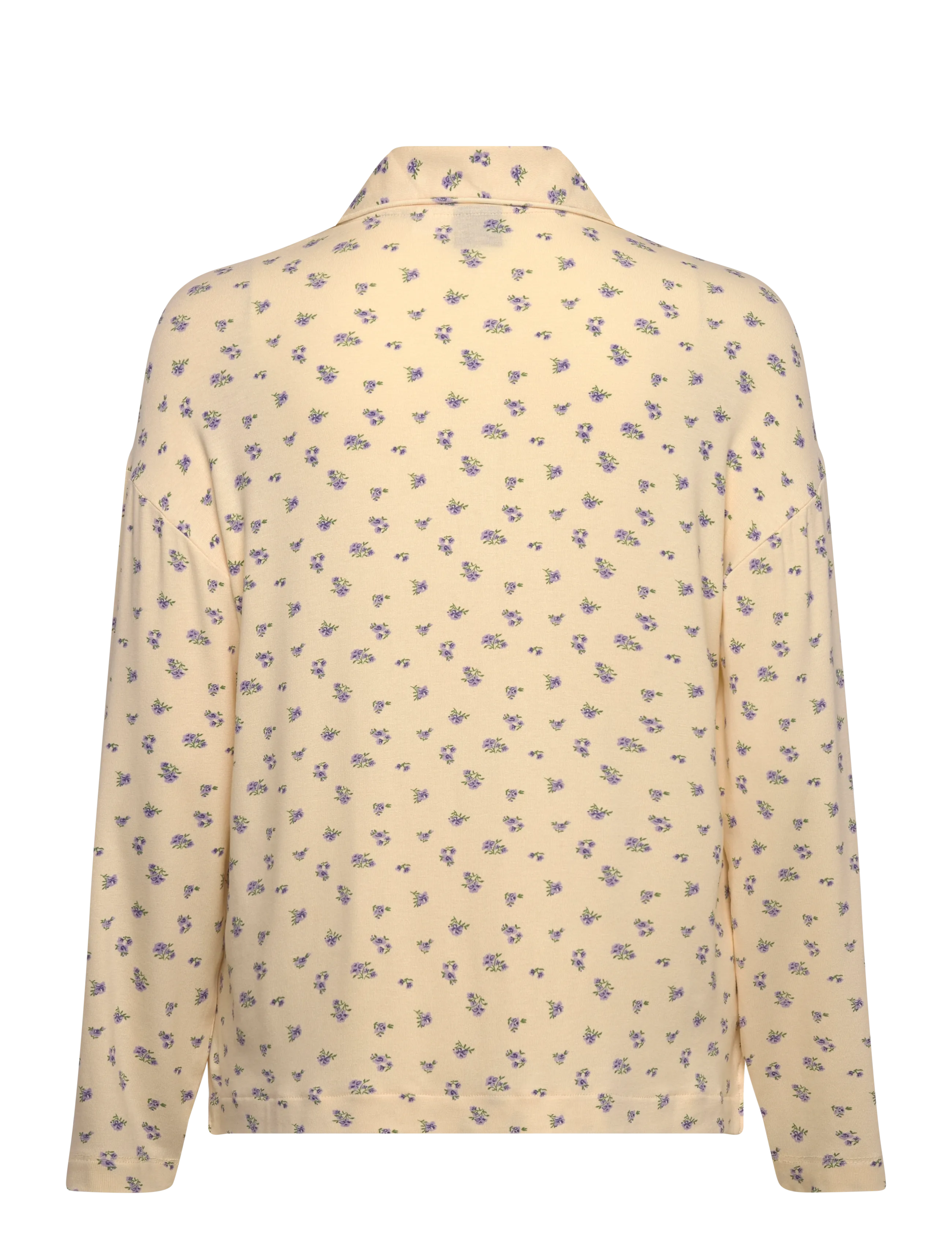 Gina Tricot - Soft pyjamas shirt - oberteile - yellow flower (2201) - 1