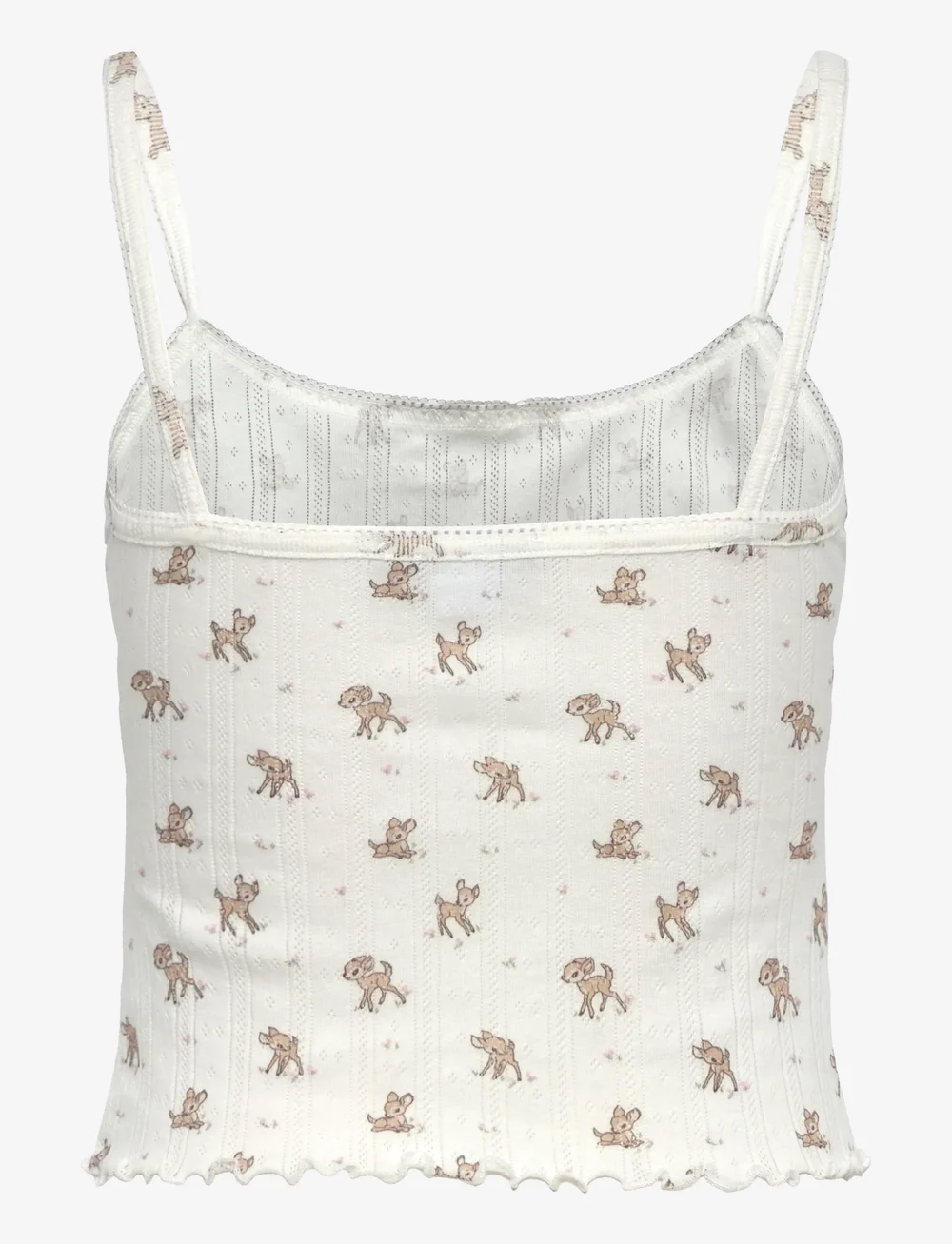 Gina Tricot - Pointelle singlet - Överdelar - beige aop (7016) - 1