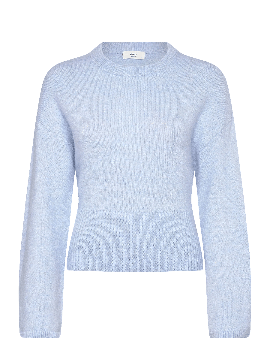 Gina Tricot - Wide sleeve knitted sweater - striktrøjer - cashmere blue (5091) - 1