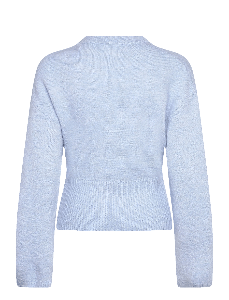 Gina Tricot - Wide sleeve knitted sweater - striktrøjer - cashmere blue (5091) - 2