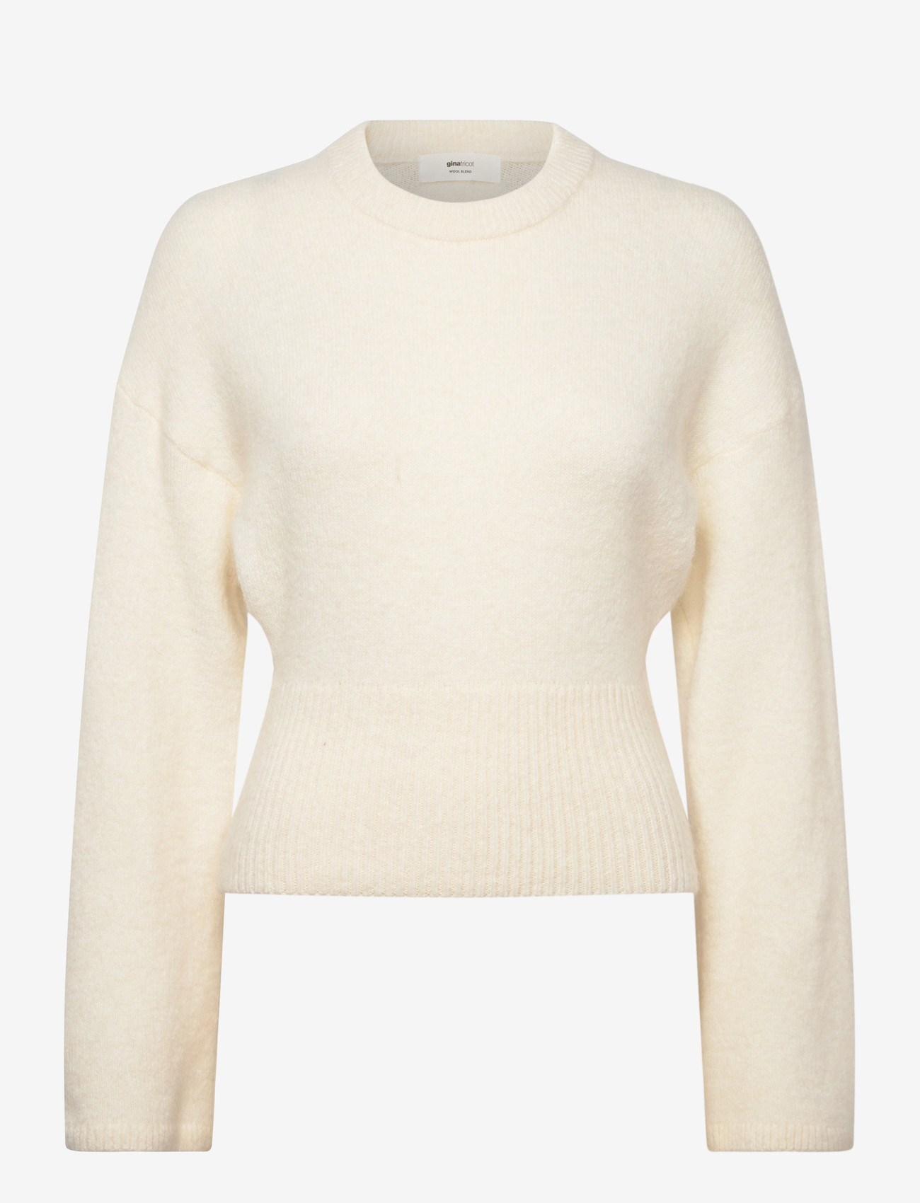 Gina Tricot - Wide sleeve knitted sweater - sviitrid - gardenia (1496) - 0