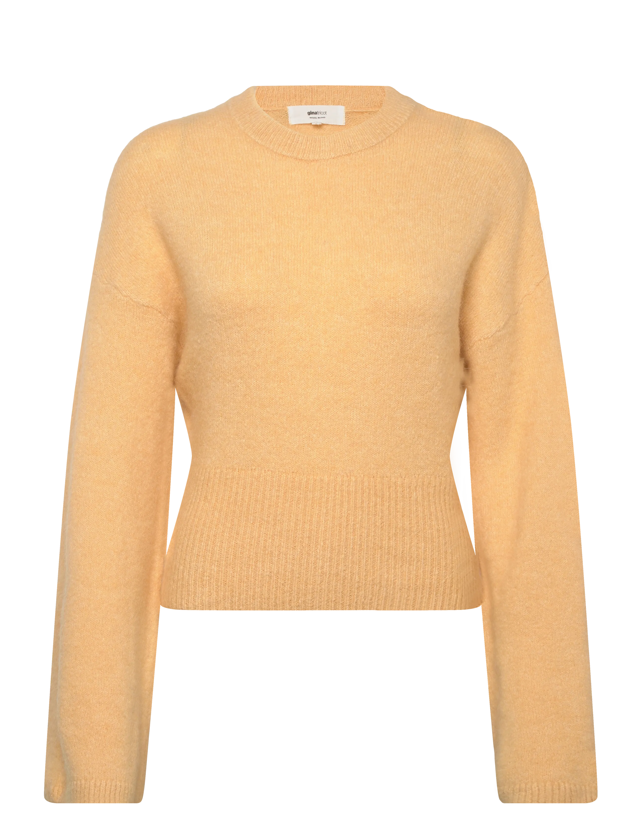 Gina Tricot Wide sleeve knitted sweater - Tøj - SAHARA SUN (2015) / yellow