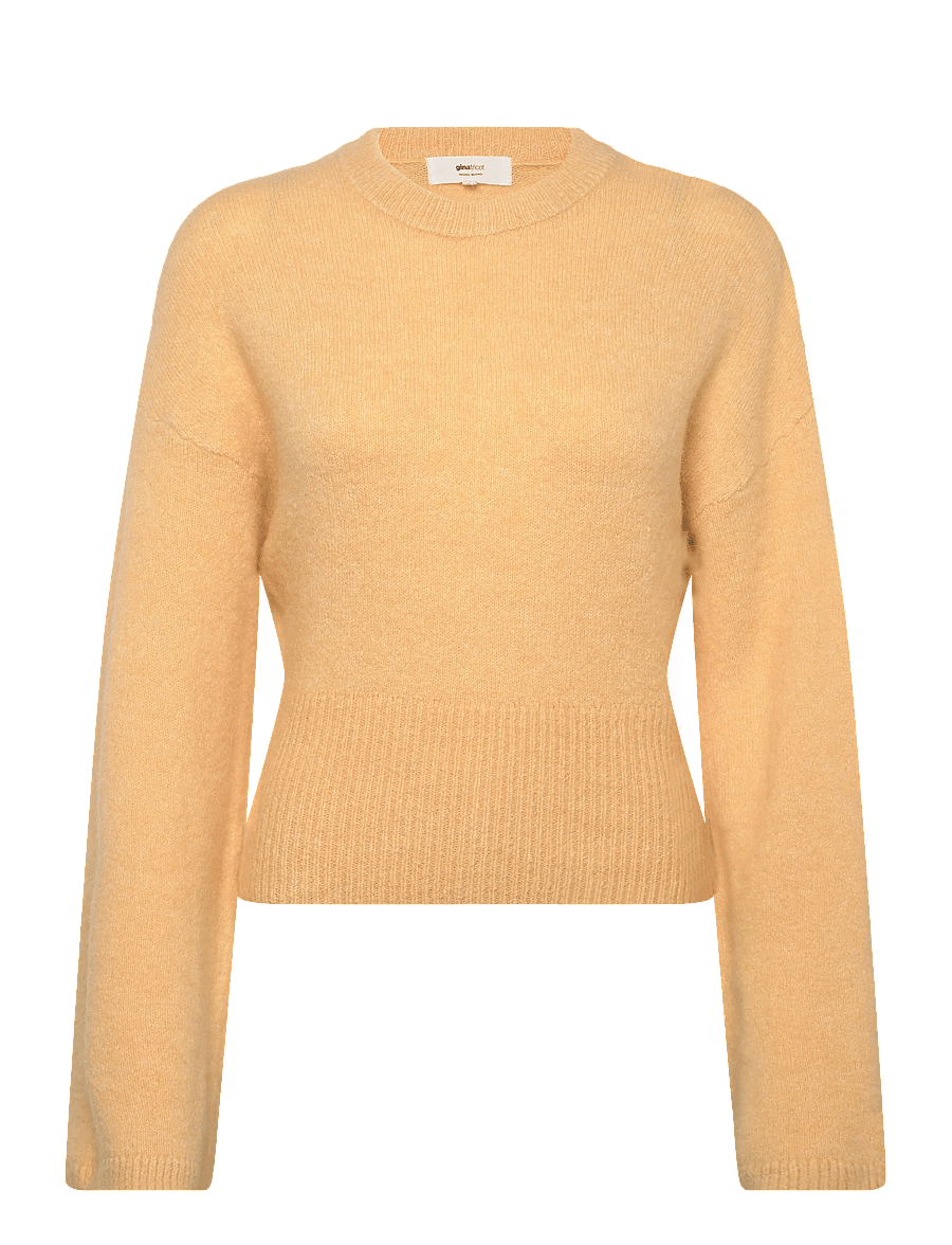 Gina Tricot - Wide sleeve knitted sweater - striktrøjer - sahara sun (2015) - 1