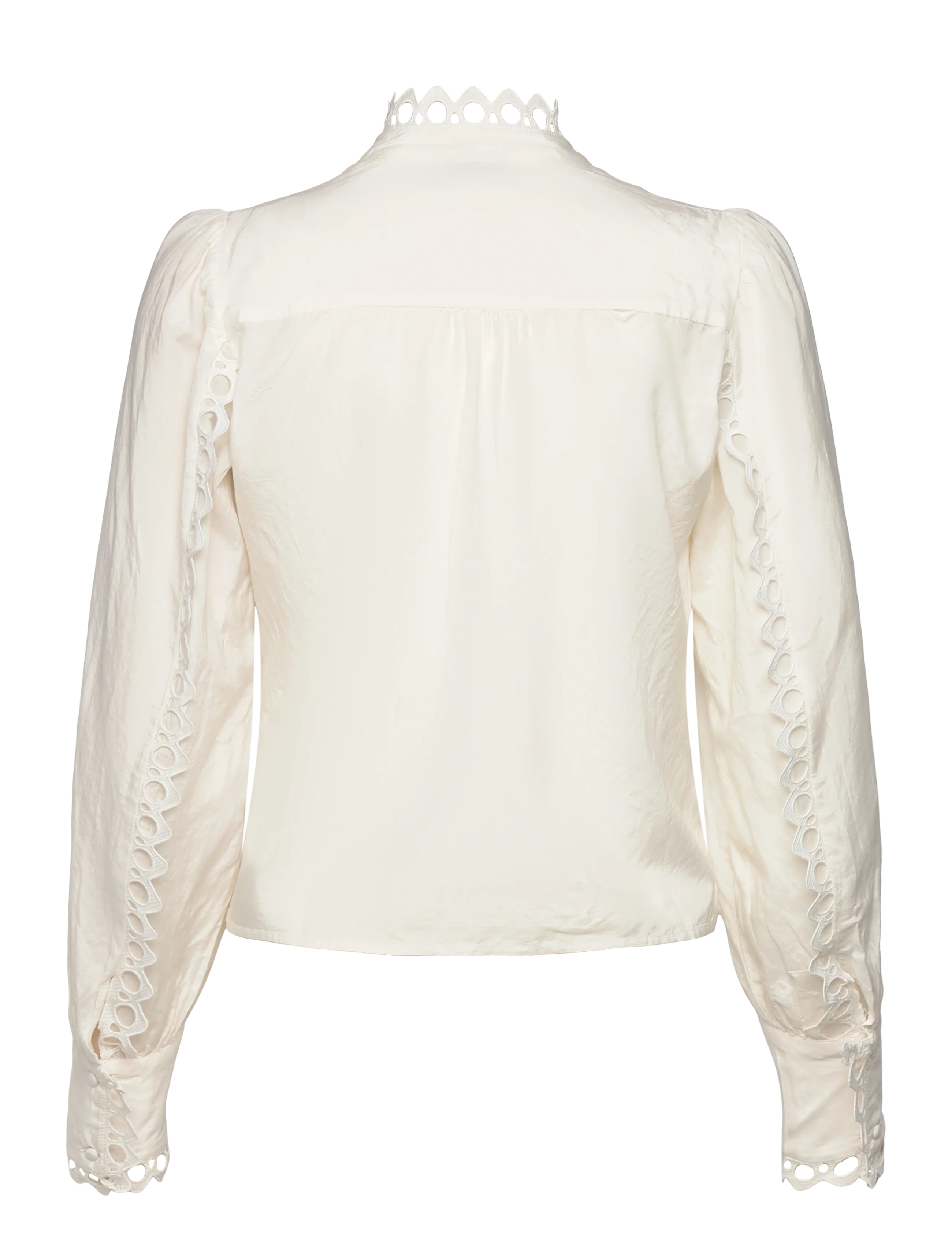 Gina Tricot - Embroidery anglaise shirt - cream (1047) - 1