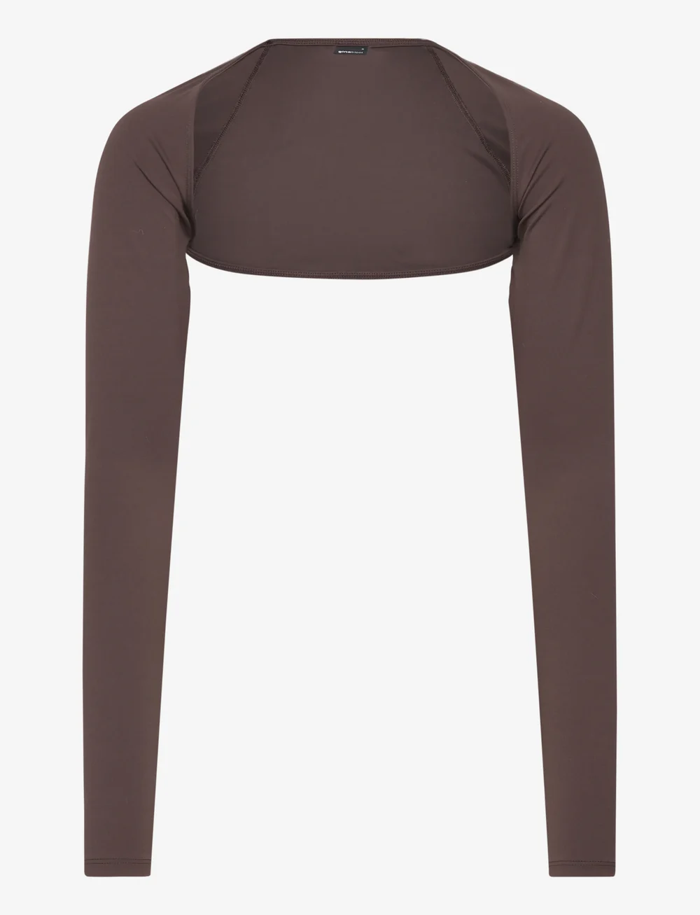 Gina Tricot - Soft yoga bolero - crop tops - seal brown (7083) - 0