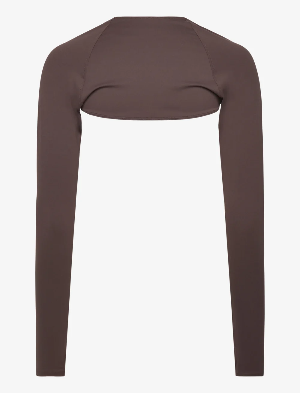 Gina Tricot - Soft yoga bolero - crop tops - seal brown (7083) - 1