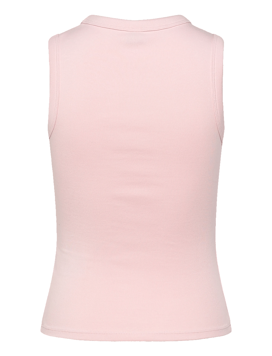 Gina Tricot - Tight v-neck rib tank - tanktops - ballet slipper (3119) - 2