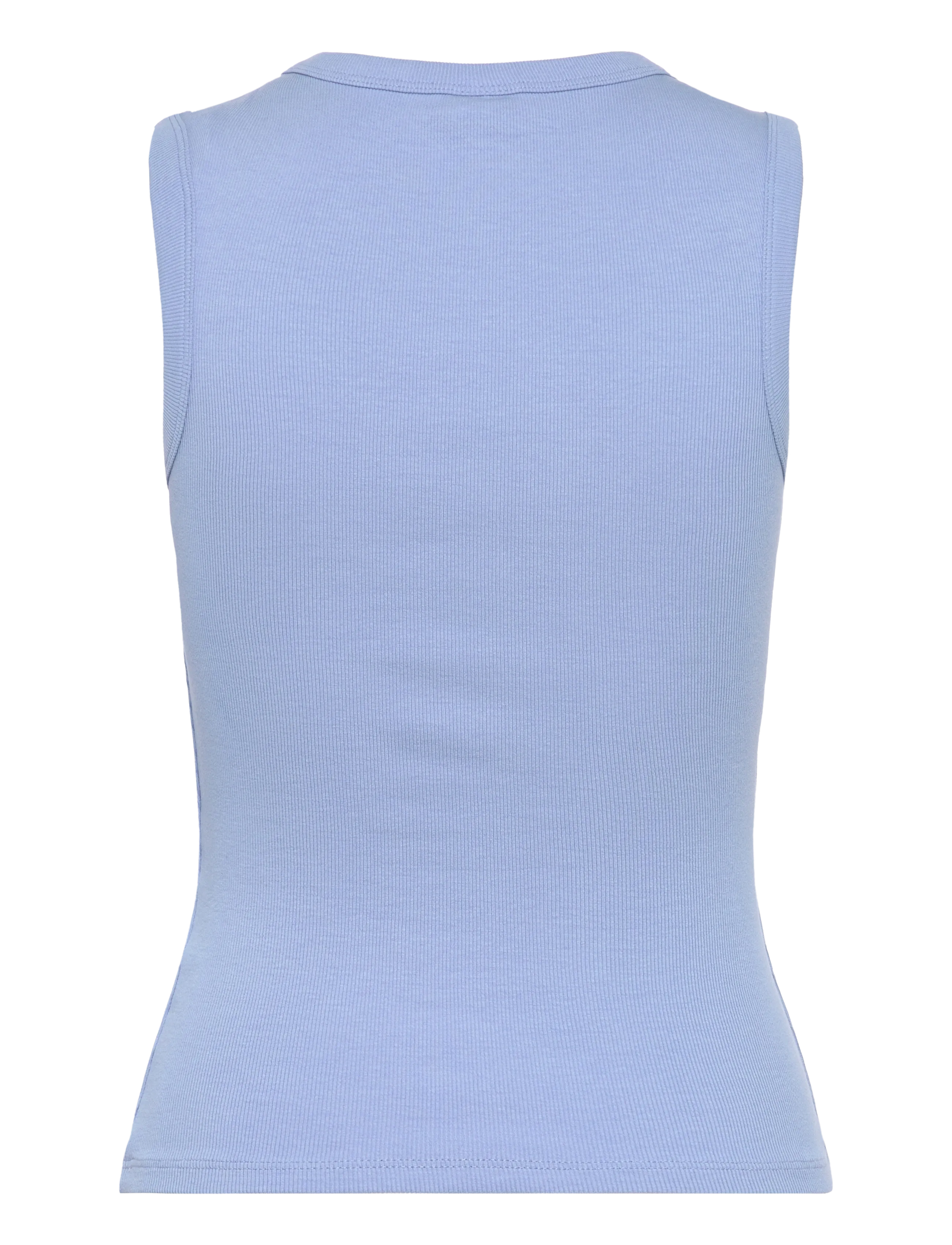 Gina Tricot - Tight v-neck rib tank - tanktops - endless sky - 2