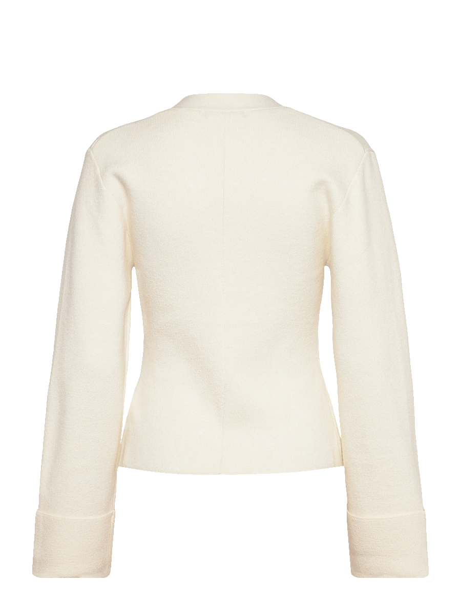 Gina Tricot - Knitted sculptured cardigan - strickjacken - gardenia (1496) - 2