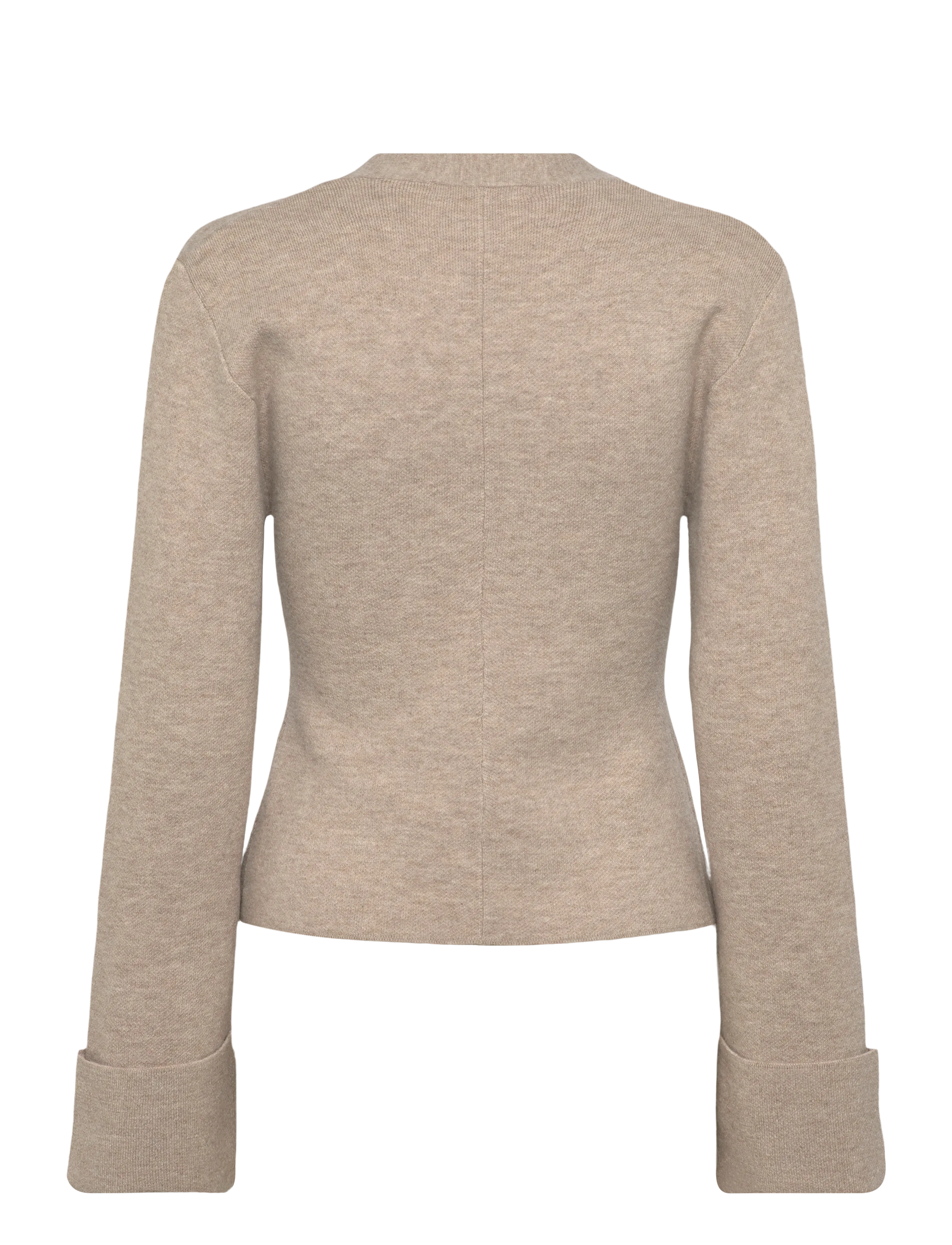 Gina Tricot - Knitted sculptured cardigan - cardigans - pure c (7272) - 1