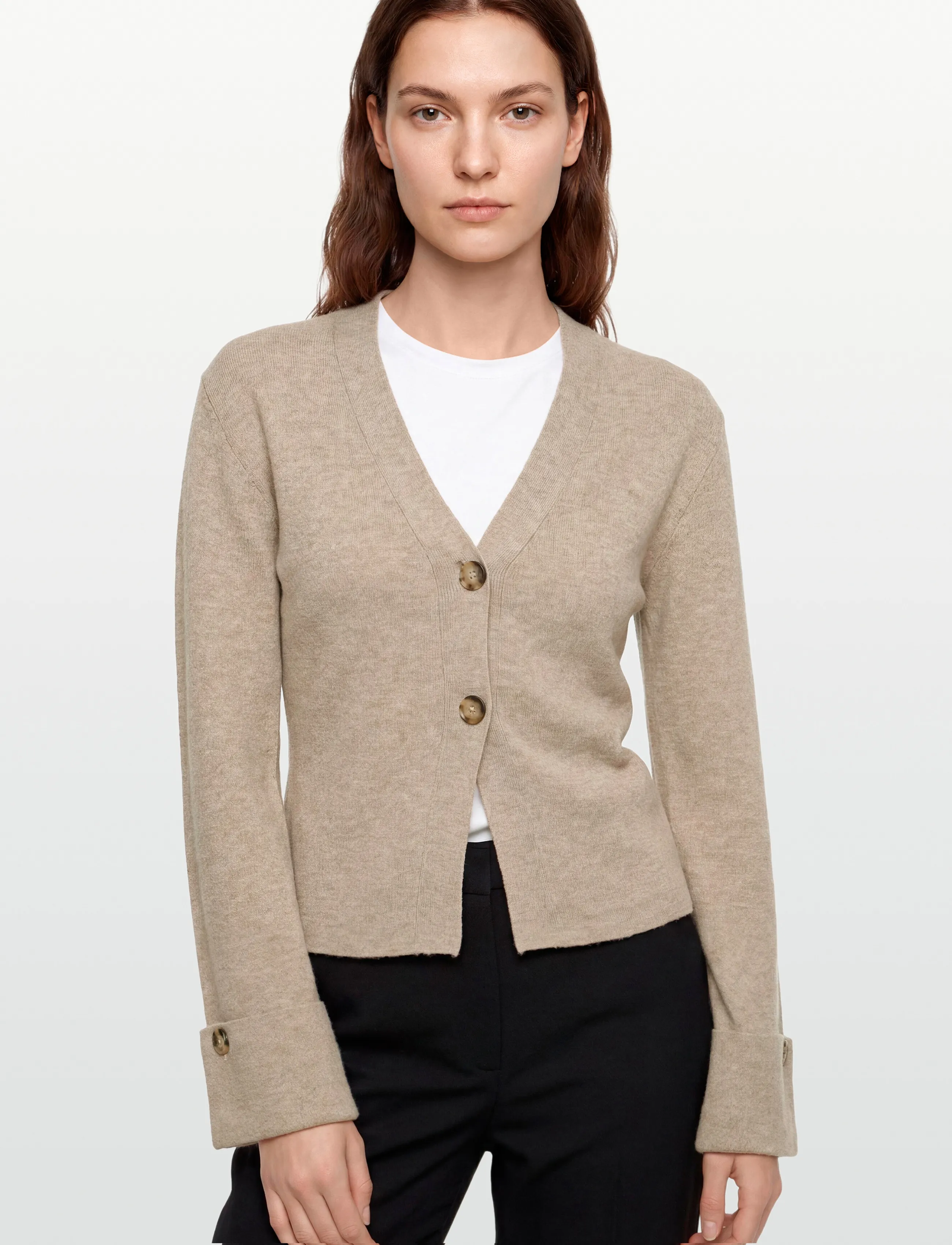 Gina Tricot - Knitted sculptured cardigan - cardigans - pure c (7272) - 3