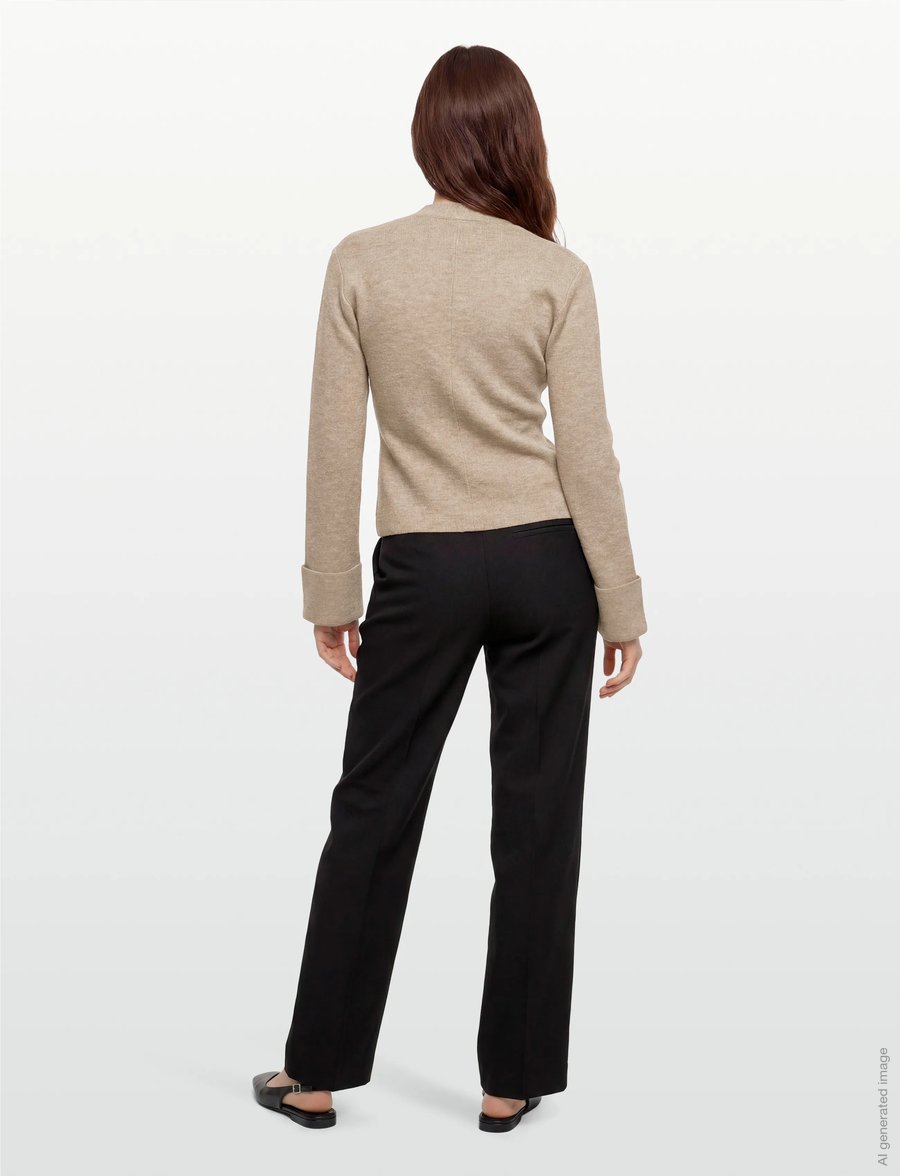 Gina Tricot - Knitted sculptured cardigan - strickjacken - pure c (7272) - 4